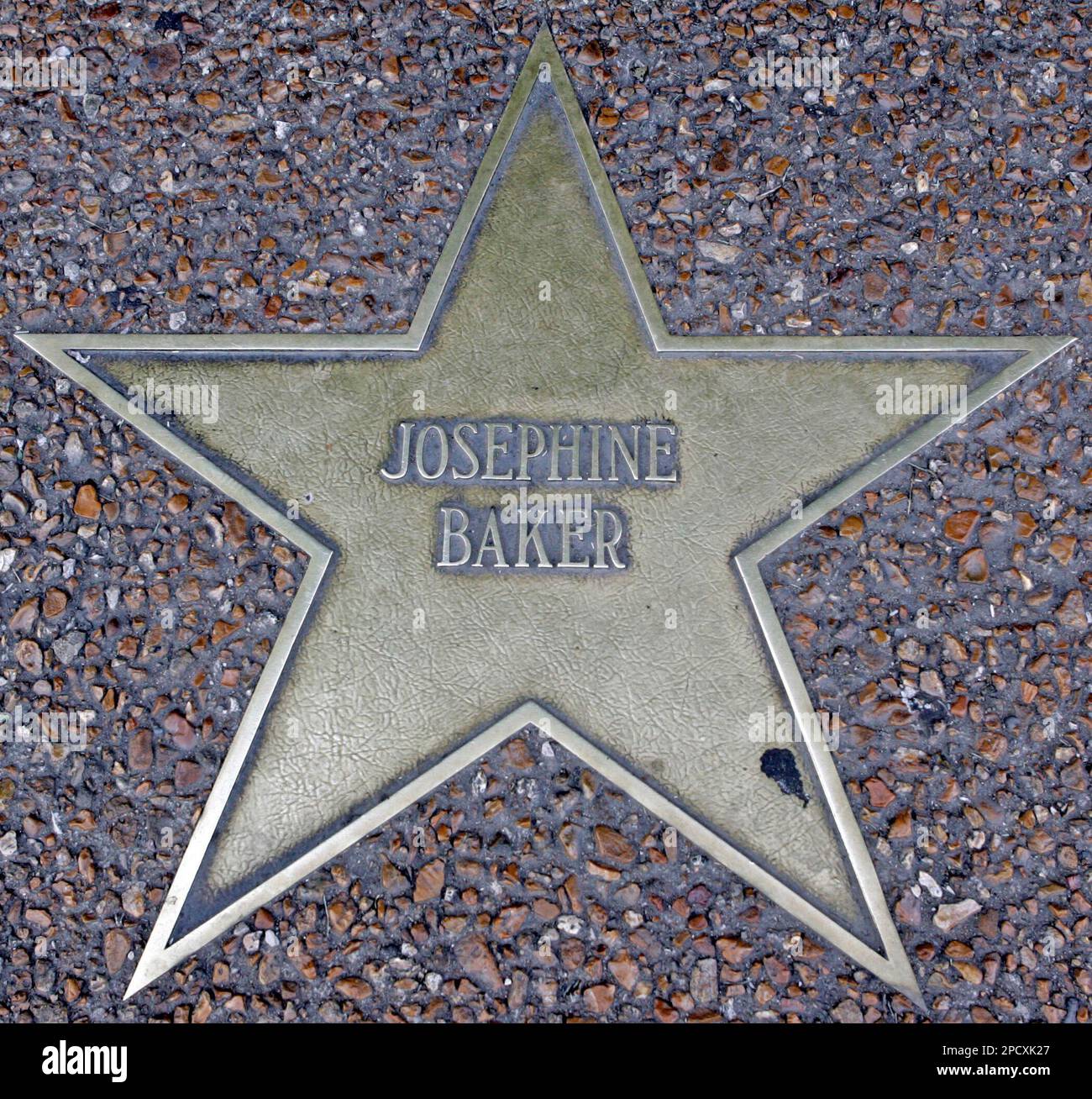 Josephine Baker's star, on the St. Louis Walk of Fame on June 7, 2006 ...