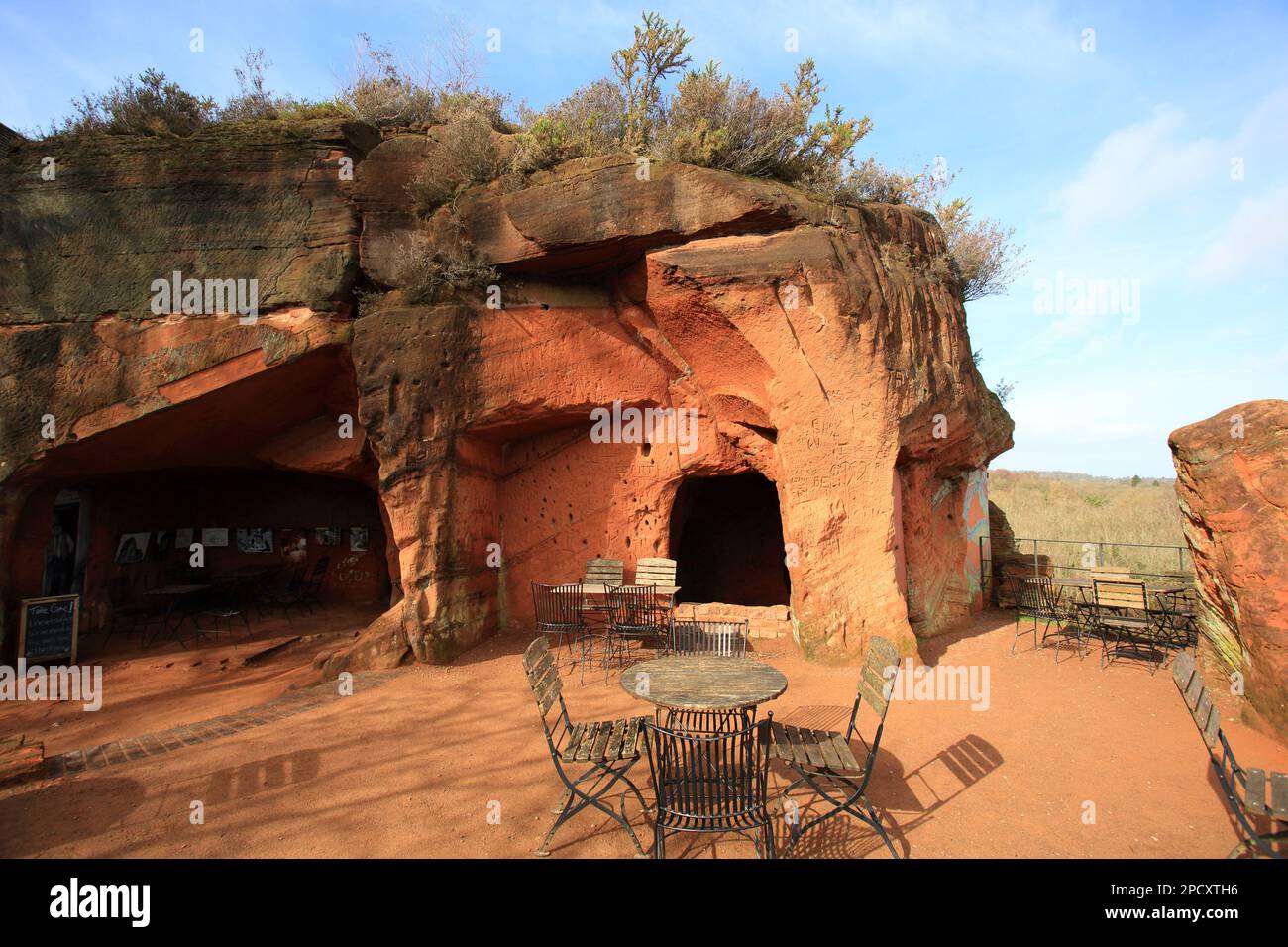 Kinver Rocks Kinver edge and the rock houses hi-res stock photography and images - Alamy