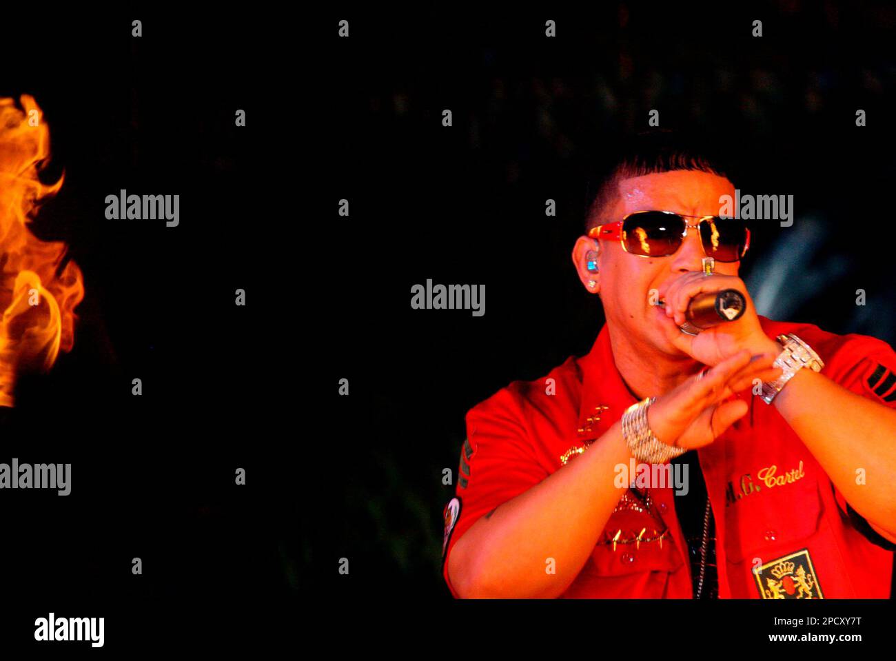 Puerto Rican reggaeton singer Raymond Ayala, alias Daddy Yankee ...