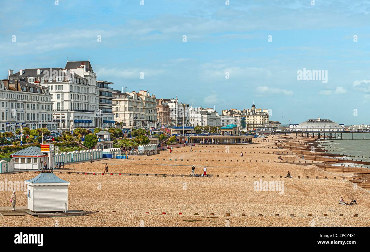 Eastbourne Beach, East Sussex, South Englan Stock Photo