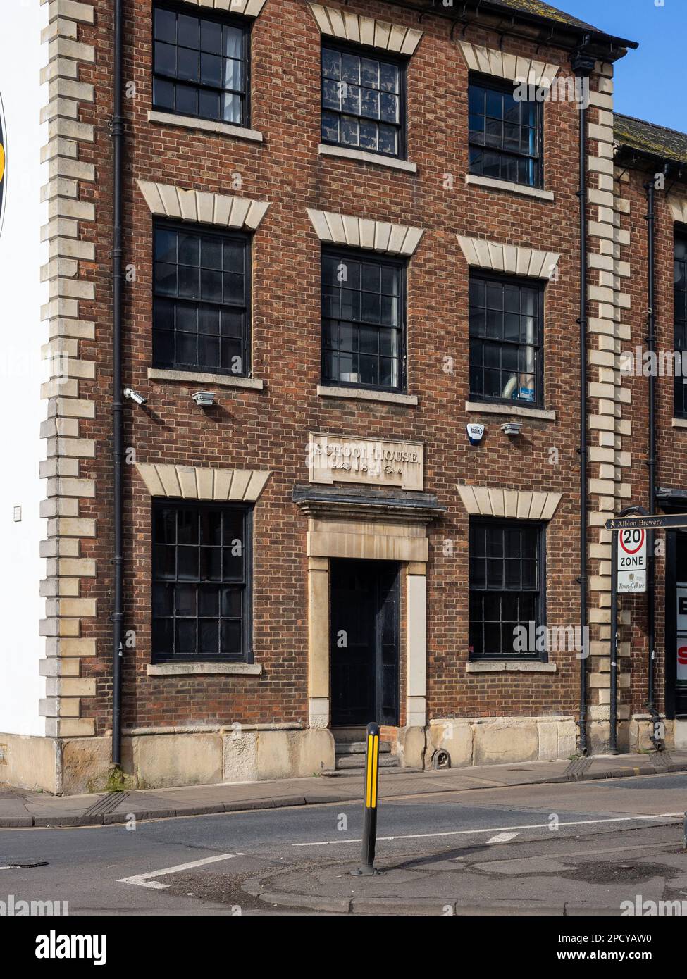 The former Corporation Charity School, later the Bluecoat School