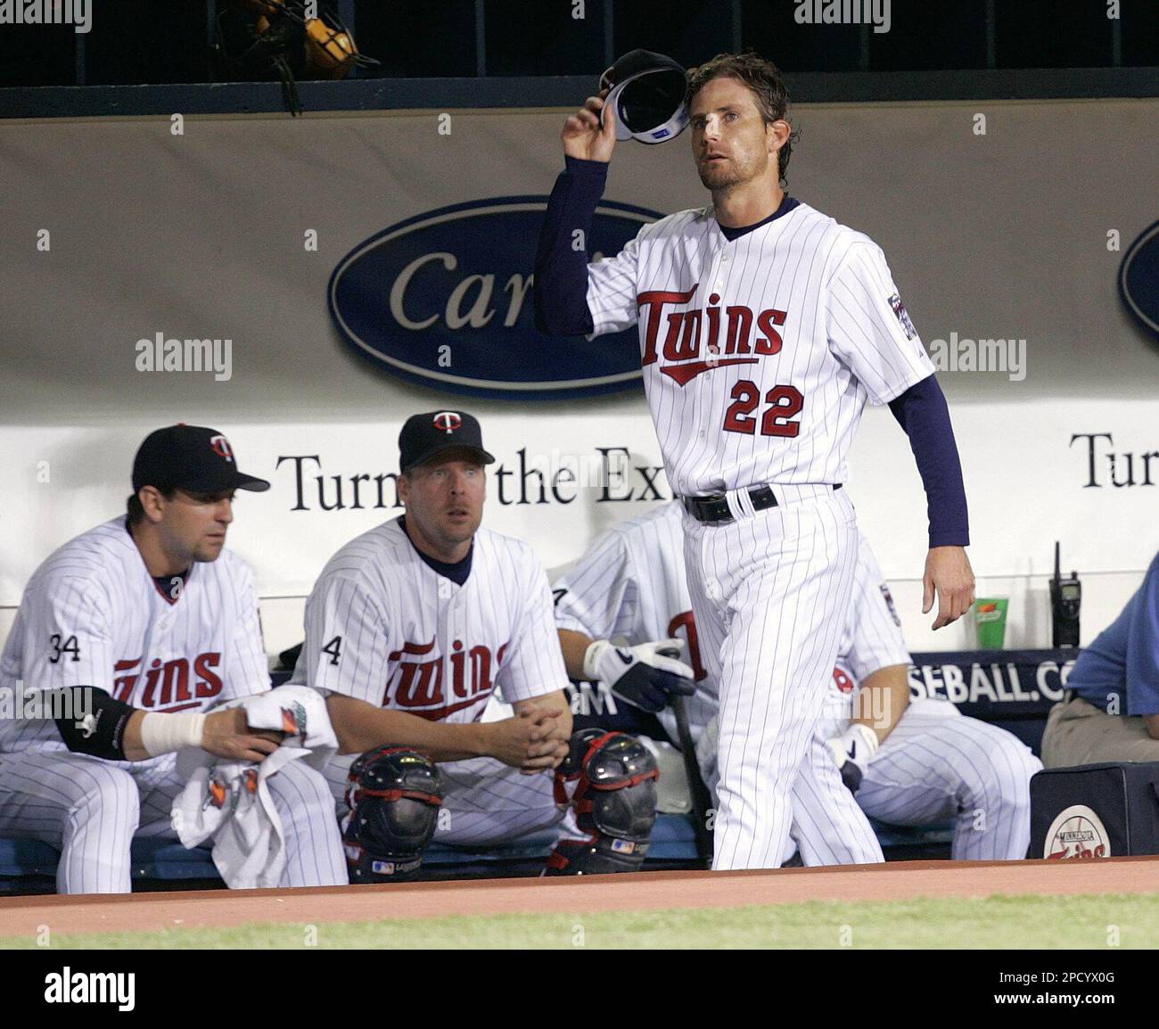 Minnesota Twins starting pitcher Brad Radke delivers a pitch in the first  inning of Game 3 in the American League Divisional Series baseball game  against the Oakland Athletics, Friday, Oct. 6, 2006