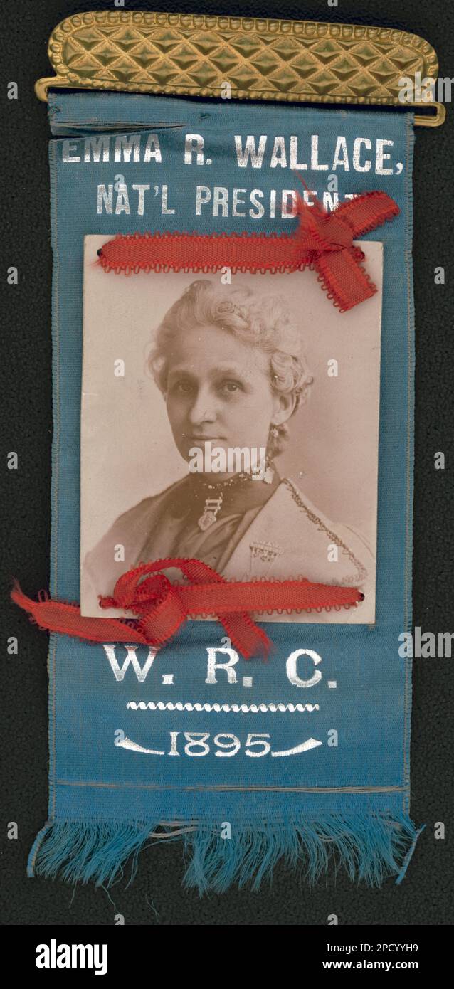 Emma Gilson Wallace, president of the National Woman's Relief Corps ...