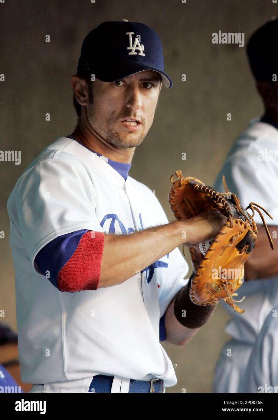 National League All Star Nomar Garciaparra of the Los Angeles Dodgers warms  up during batting practice for the 77th All-Star Game at PNC Park in  Pittsburgh, Penn. on July 10, 2006. (UPI