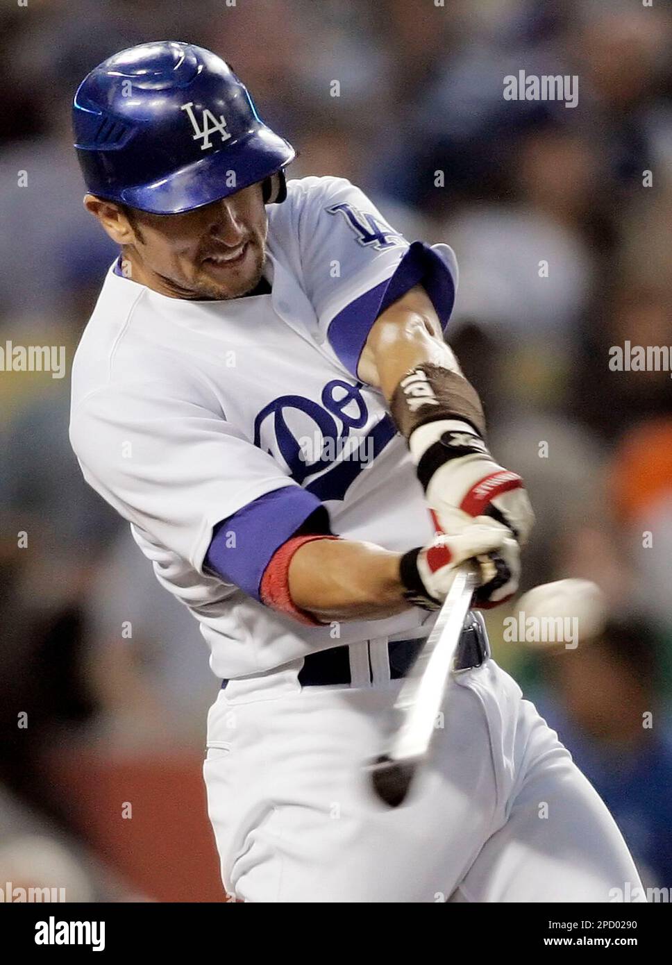 National League All Star Nomar Garciaparra of the Los Angeles Dodgers warms  up during batting practice for the 77th All-Star Game at PNC Park in  Pittsburgh, Penn. on July 10, 2006. (UPI