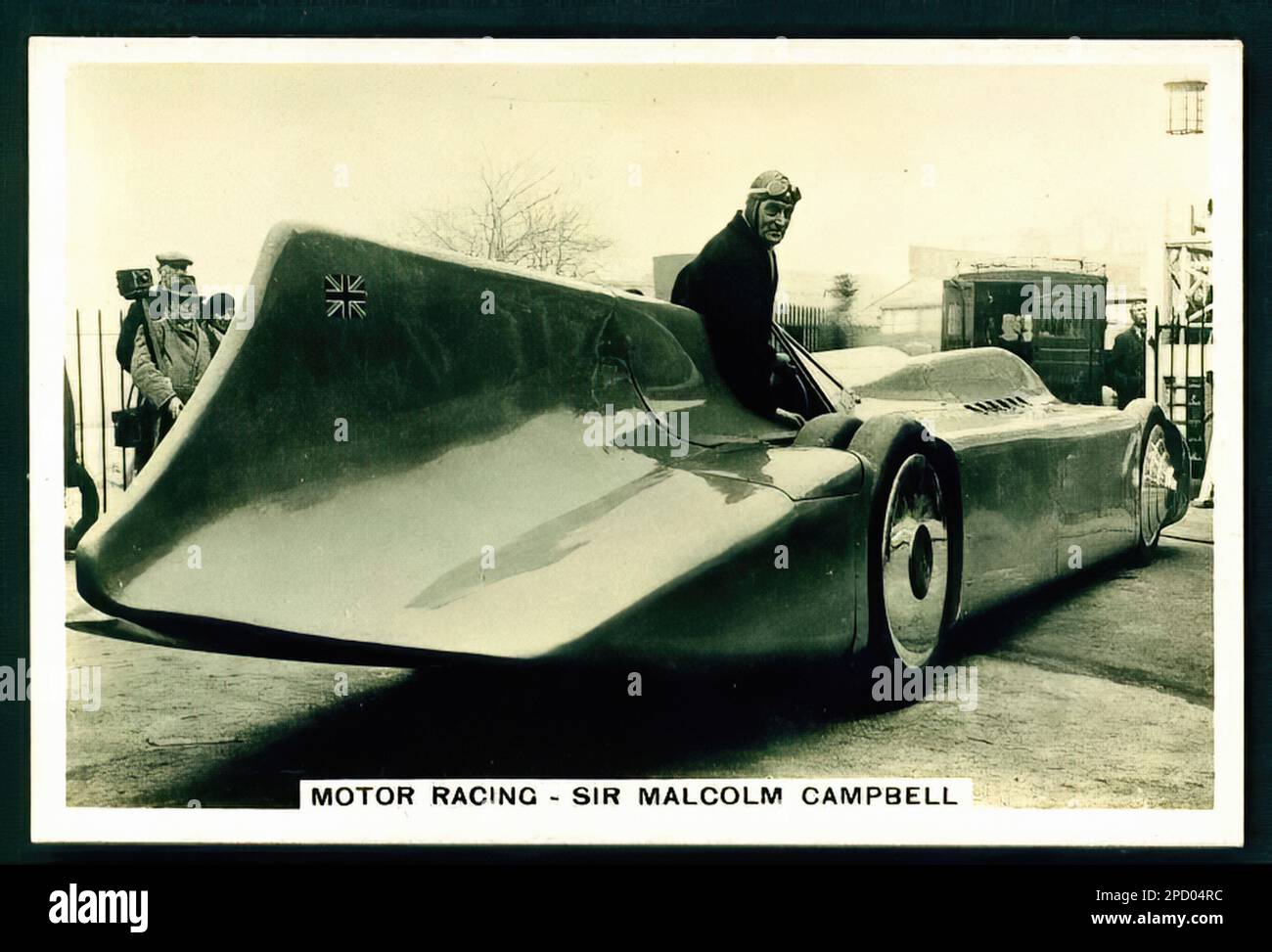Sir Malcolm Campbell s Bluebird Car Vintage Cigarette Card Stock sir-malcolm-campbell-s-bluebird-car-vintage-cigarette-card-stock
