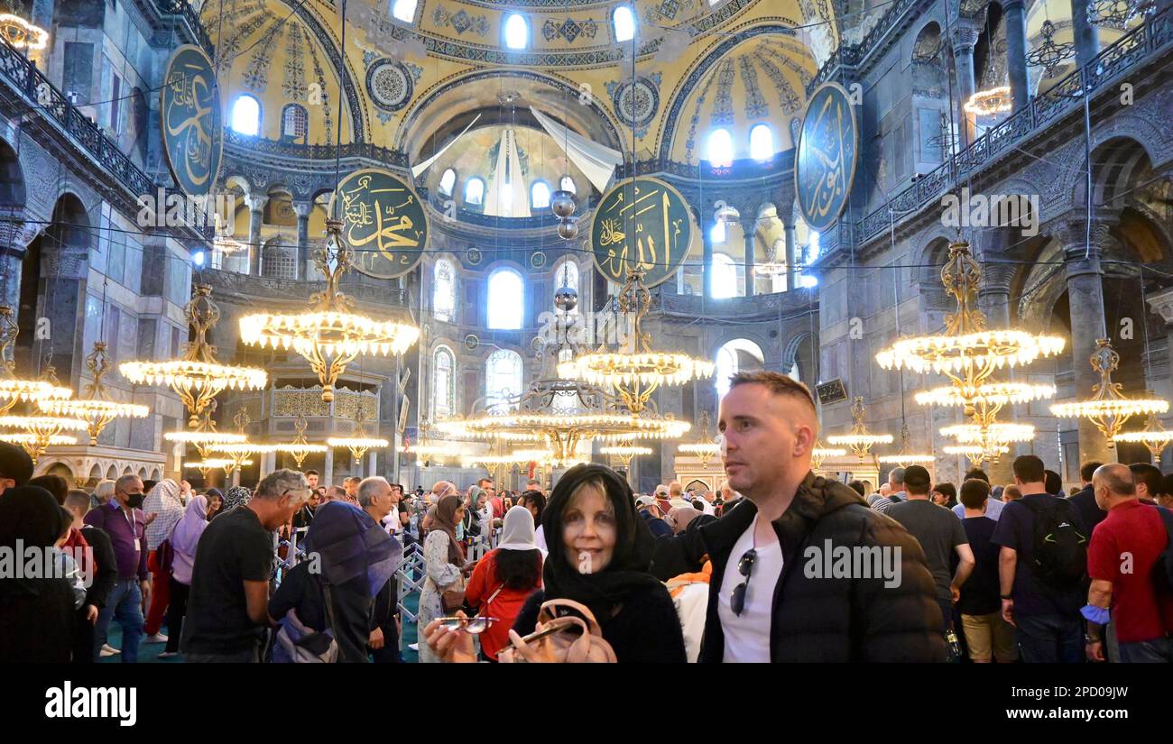 Hagia Sophia Grand Mosque, Istanbul, Turkey Stock Photo - Alamy
