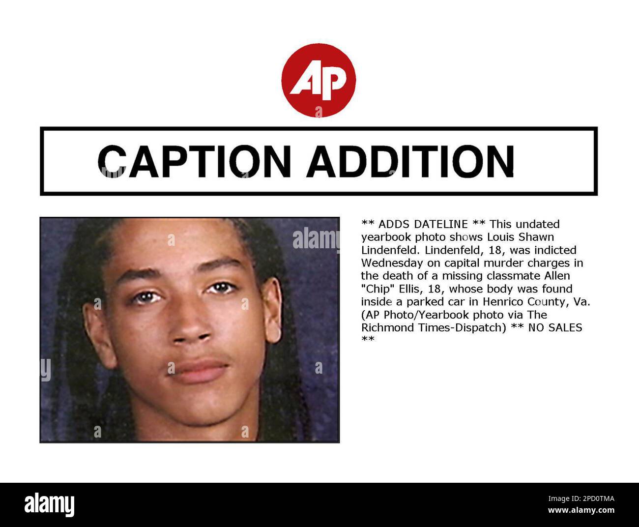 ** ADDS DATELINE ** This undated yearbook photo shows Louis Shawn