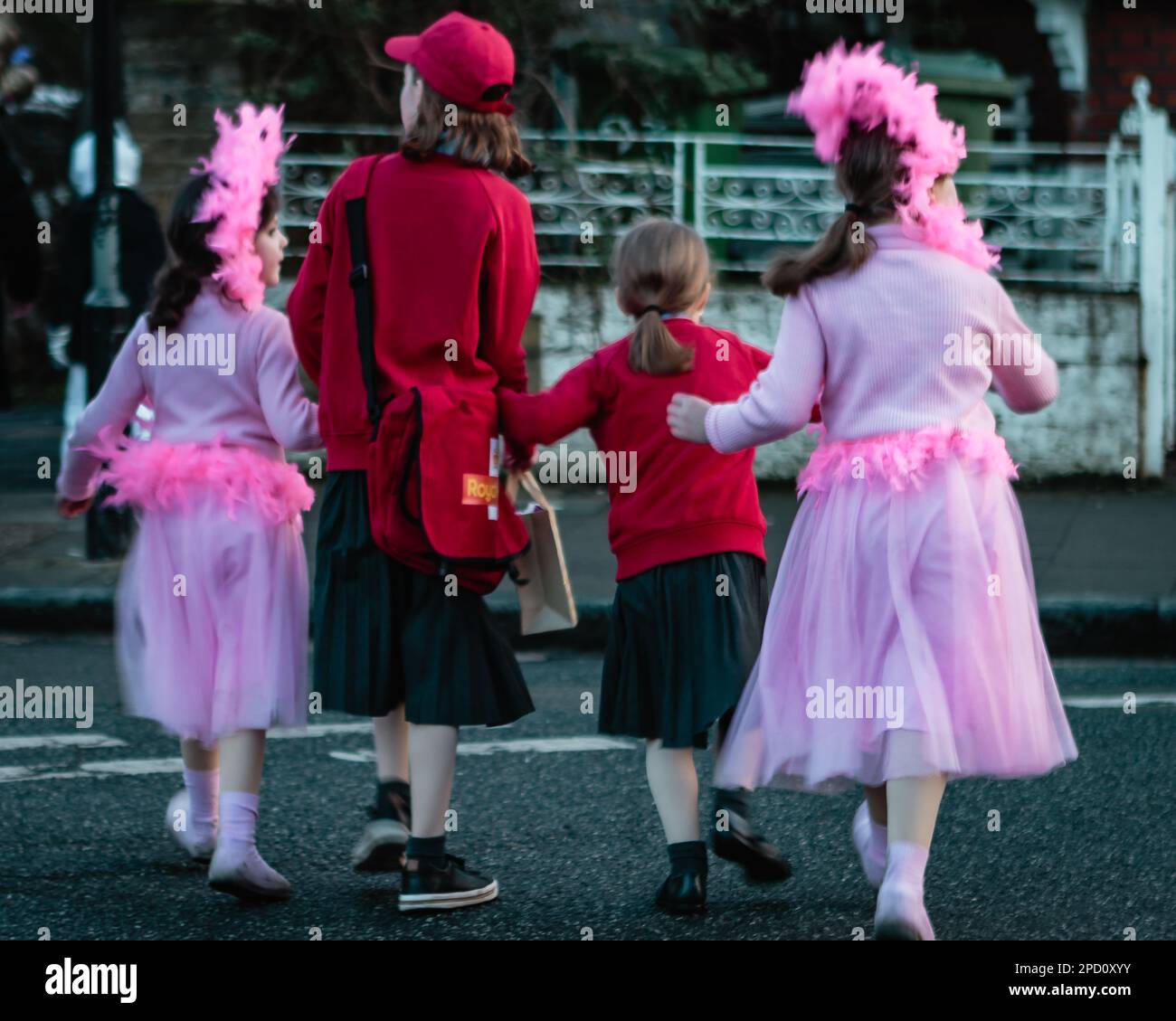 Purim, the Jewish Mardi Gras in London. Stock Photo