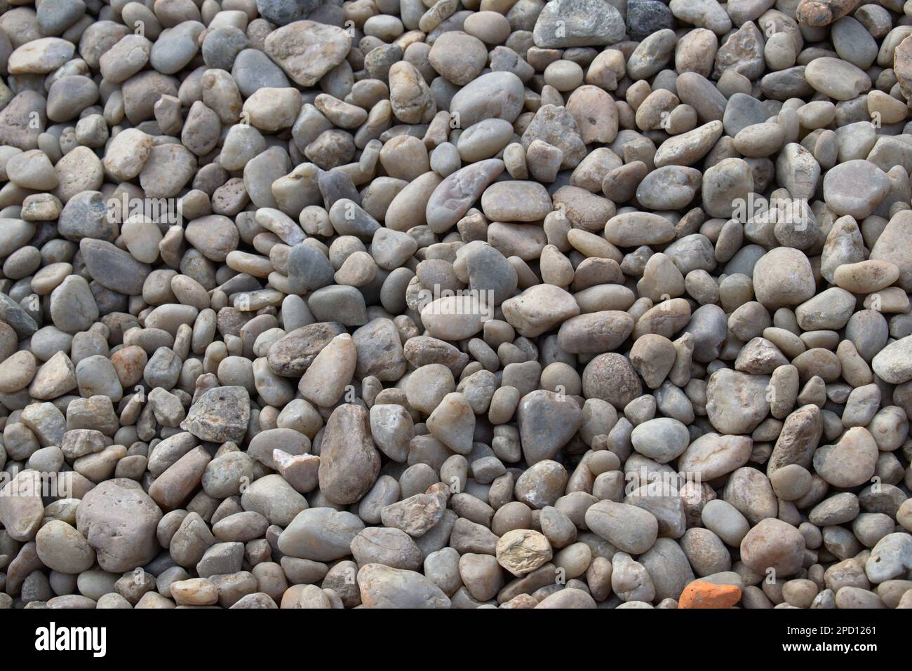 Round Shape Stones Background Stock Photo