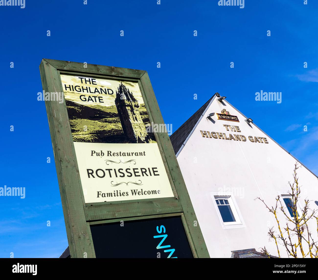 The Highland Gate pub in Stirling in Scotland Stock Photo Alamy