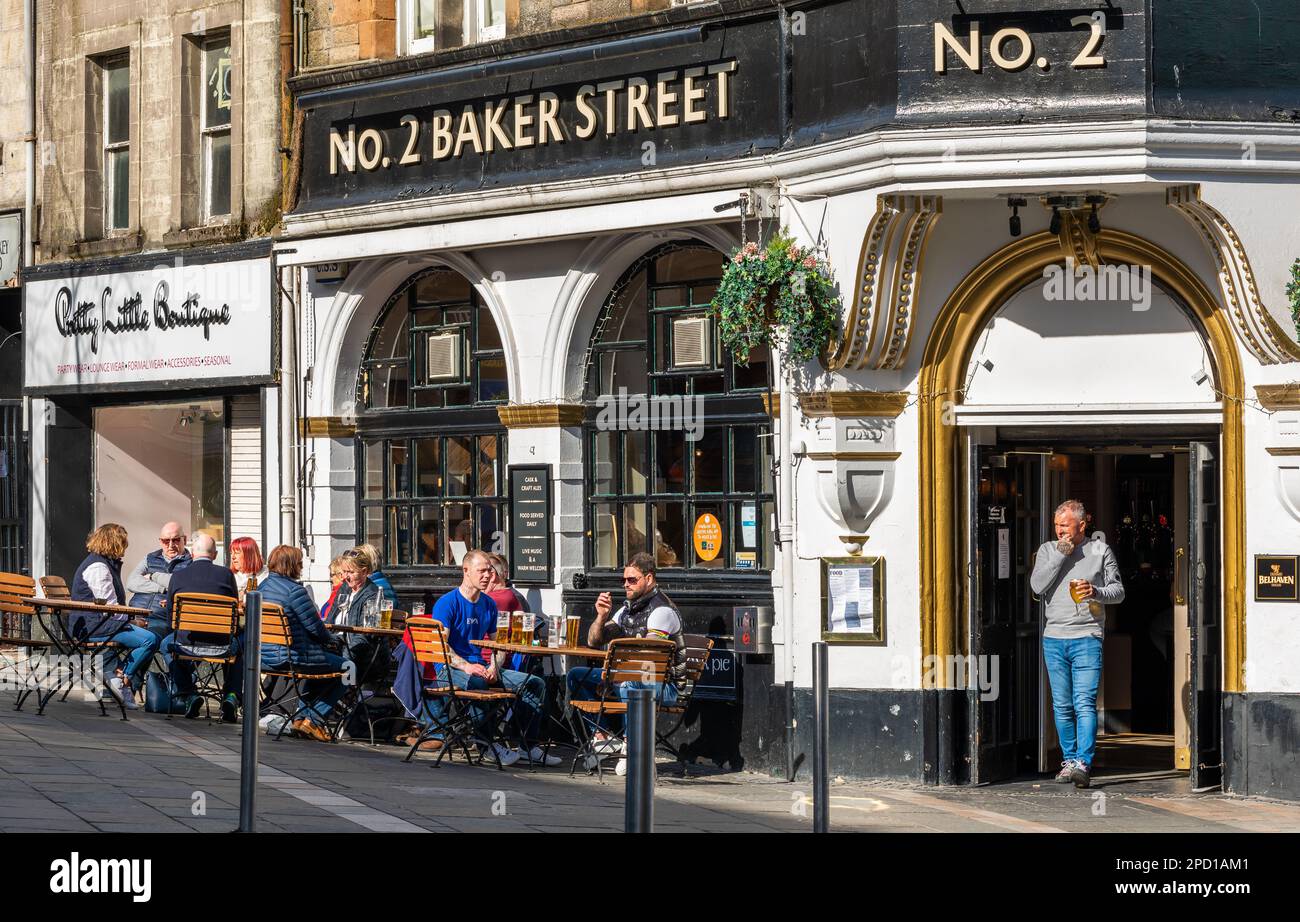 No 2 Baker Street in the centre of the city of Stirling in Scotland