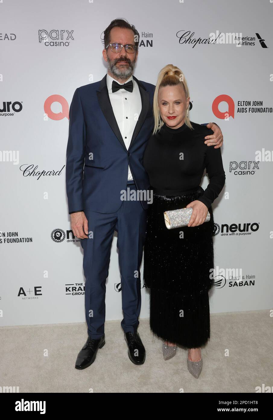 West Hollywood, Ca. 12th Mar, 2023. Patricia Arquette at the Elton John