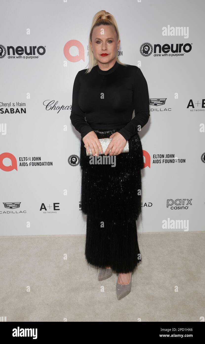 West Hollywood, Ca. 12th Mar, 2023. Patricia Arquette at the Elton John