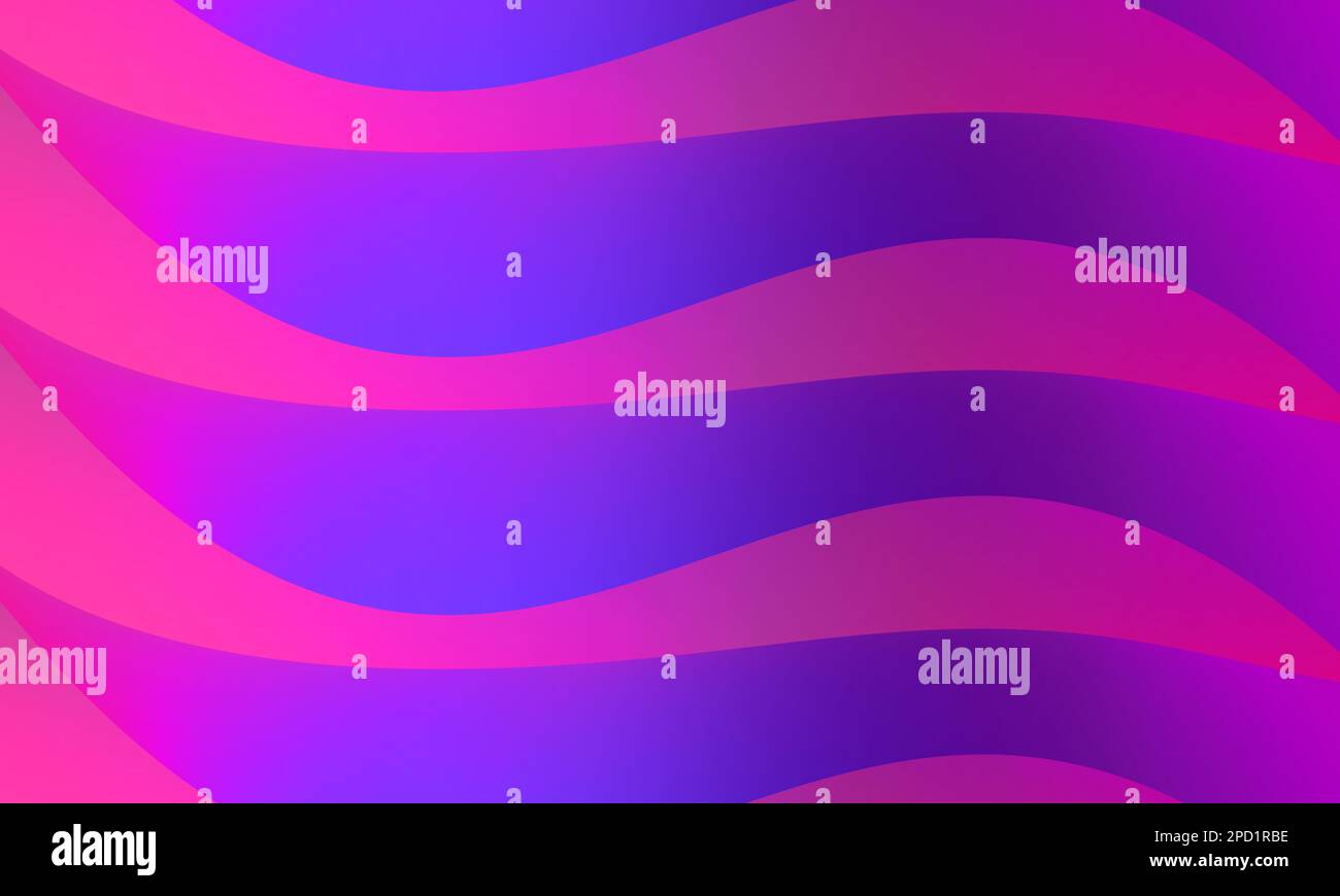 Abstract background with wavy lines pattern. Pink and purple colors ...