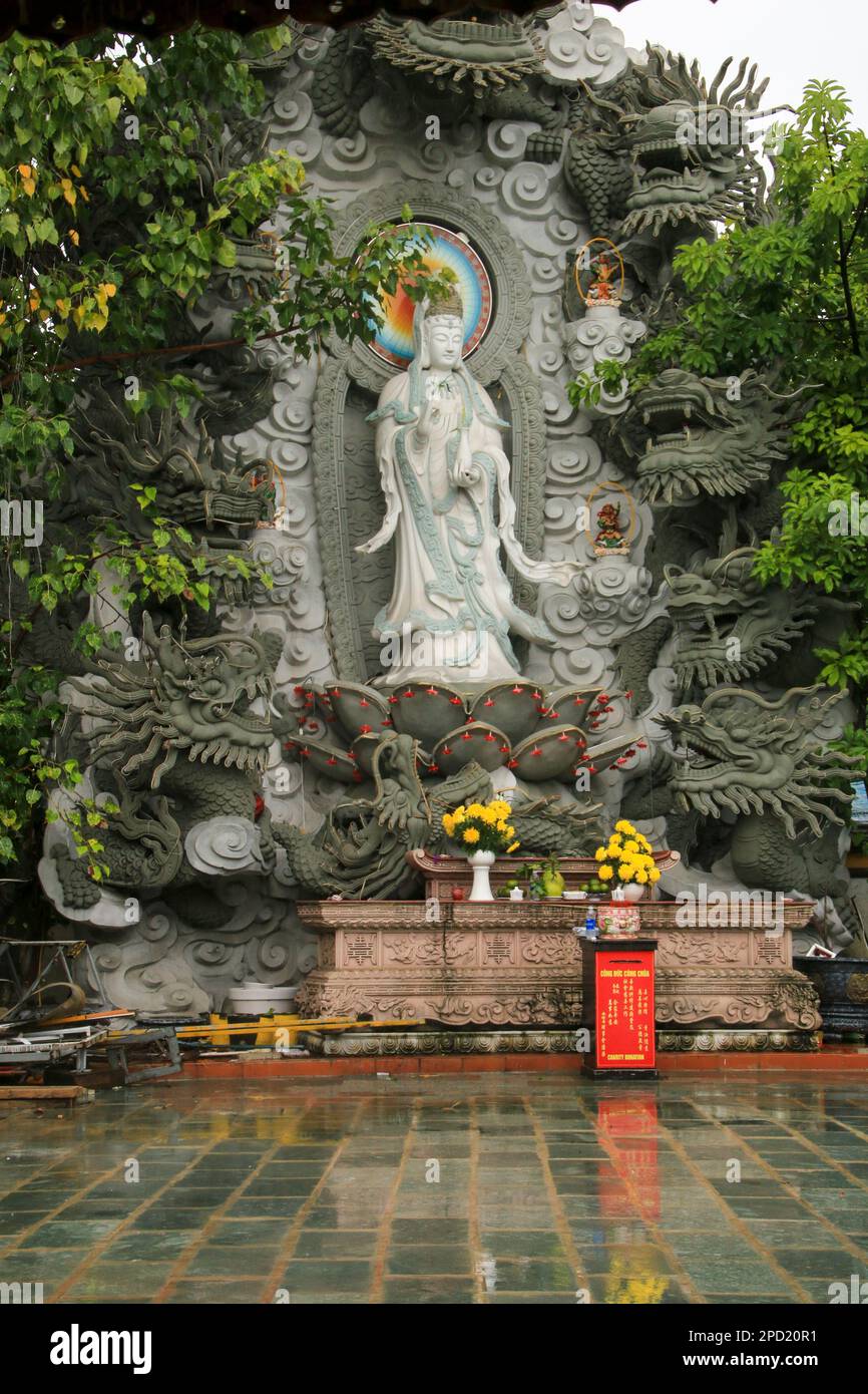 Hand carved Buddha statues Photographed in Hoi An, Vietnam formerly