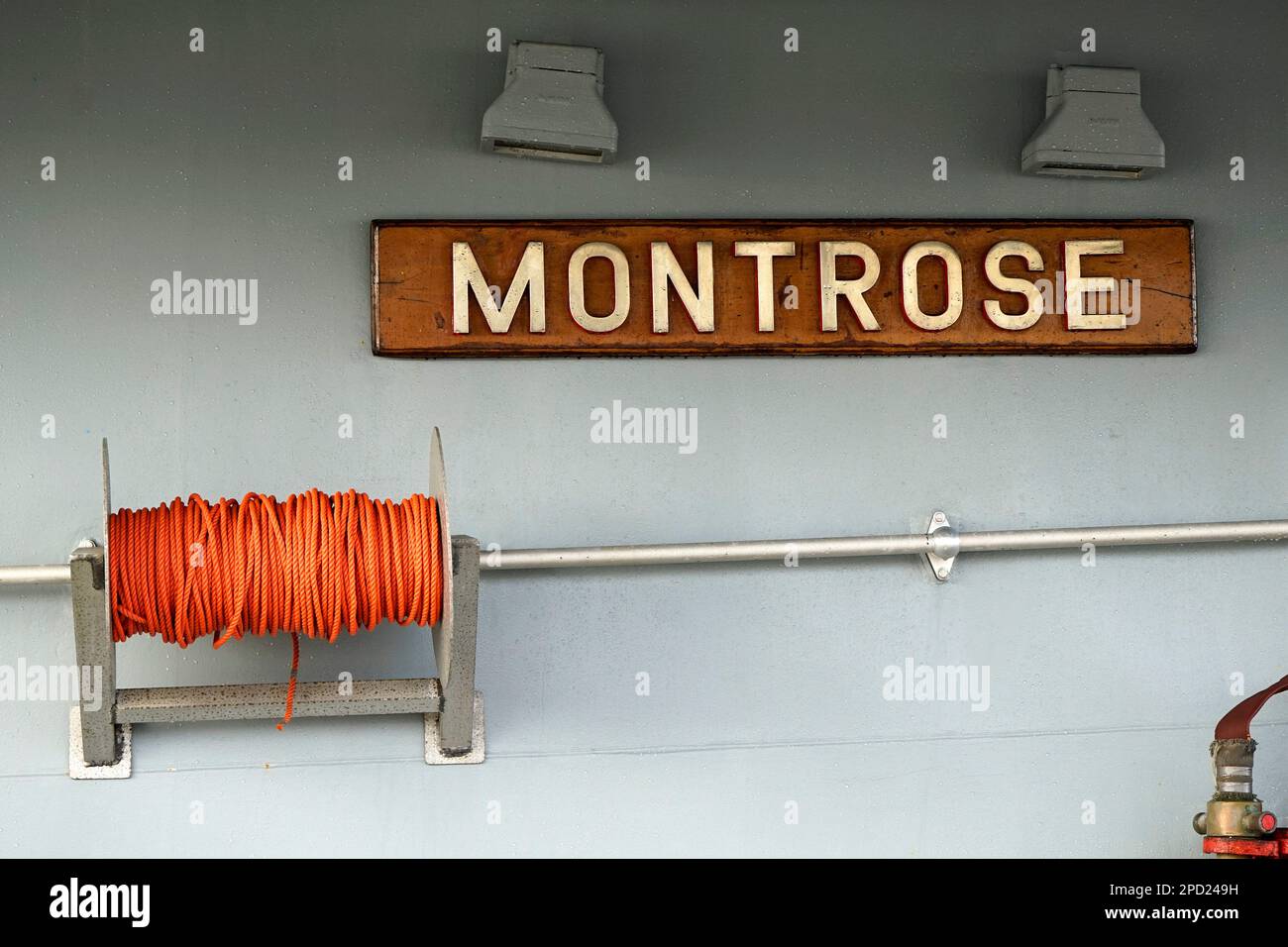 Hms Montrose On Final Visit To Montrose Stock Photo Alamy