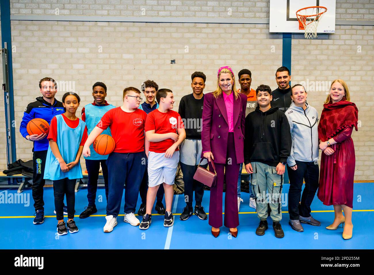 Gouda, Niederlande. 14th Mar, 2023. Queen Maxima of The Netherlands at
