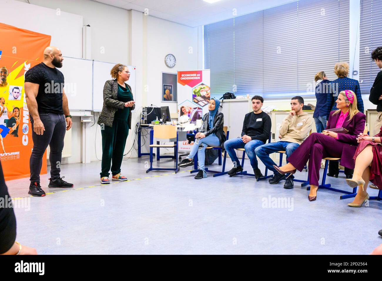 Gouda, Niederlande. 14th Mar, 2023. Queen Maxima of The Netherlands at