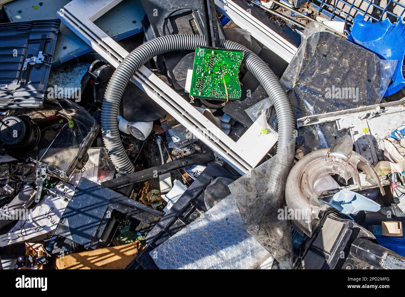 Electronic waste storage to recycle,recycling center Stock Photo Alamy