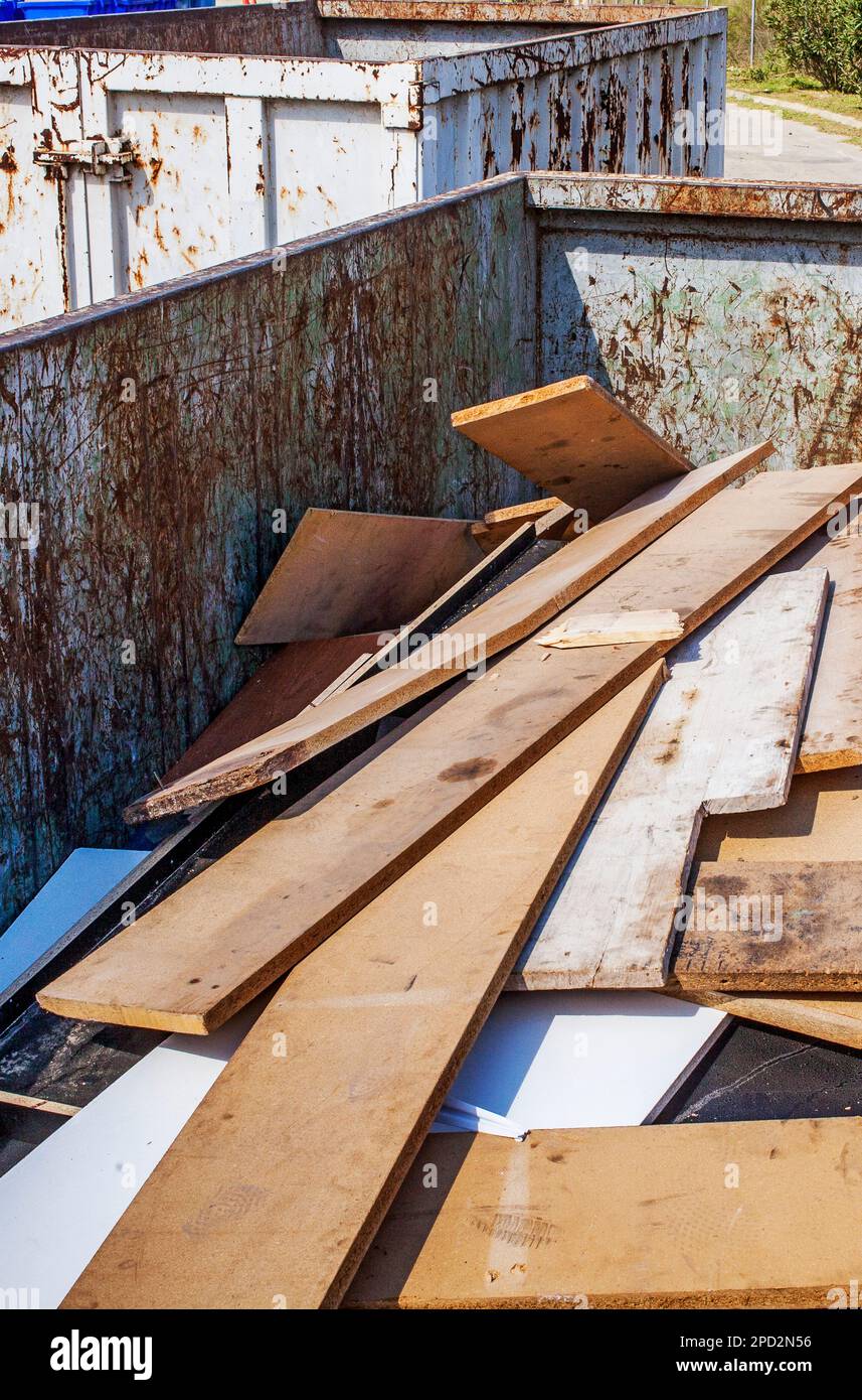 lumber storage to recycle,recycling center Stock Photo Alamy