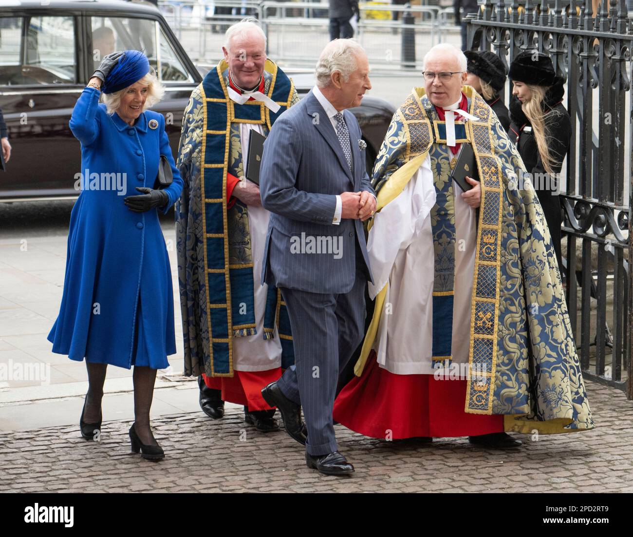 London England UK 13 March 2023 King Charles Lll And Camilla The 