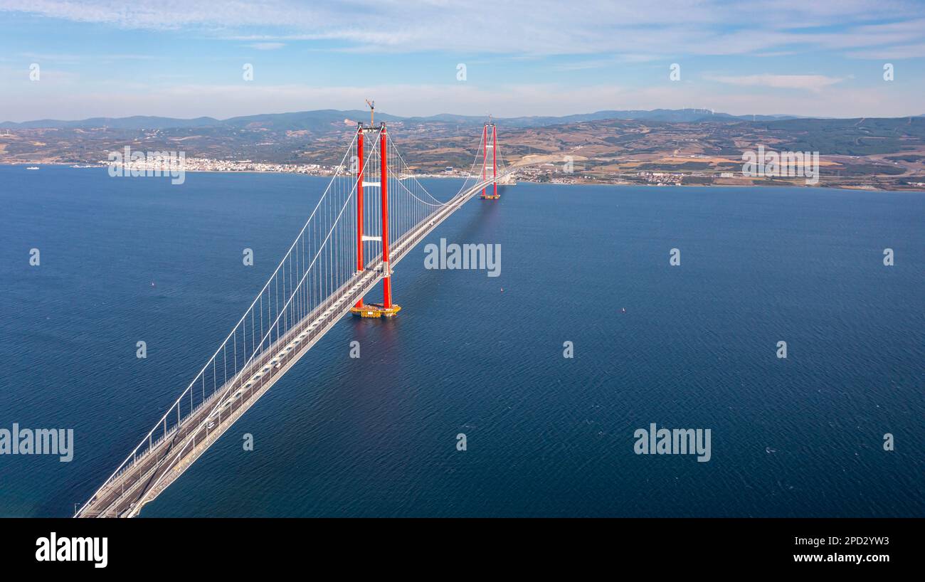 new bridge connecting two continents 1915 canakkale bridge (dardanelles bridge), Canakkale 