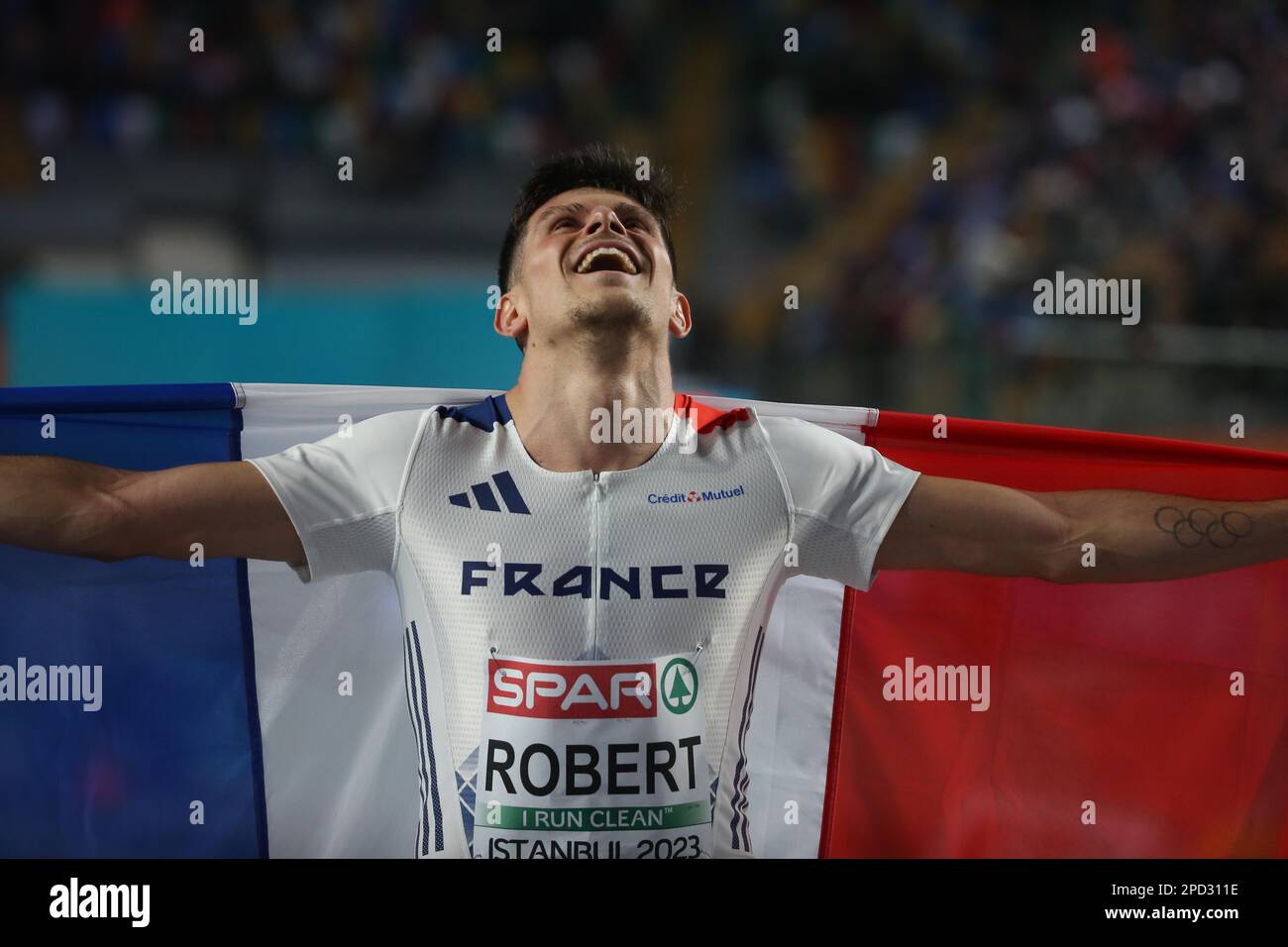 Benjamin ROBERT of France 800m Men Final during the European Athletics