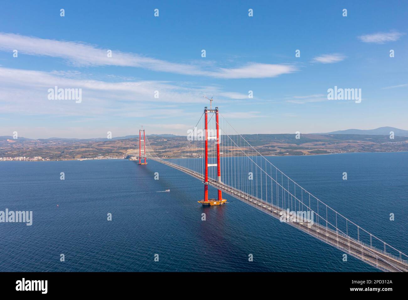 new bridge connecting two continents 1915 canakkale bridge (dardanelles