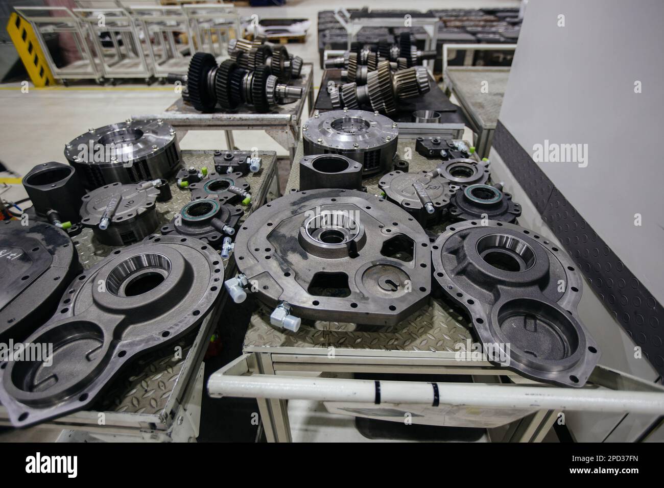 Spare parts for trucks and tractors, close up Stock Photo Alamy