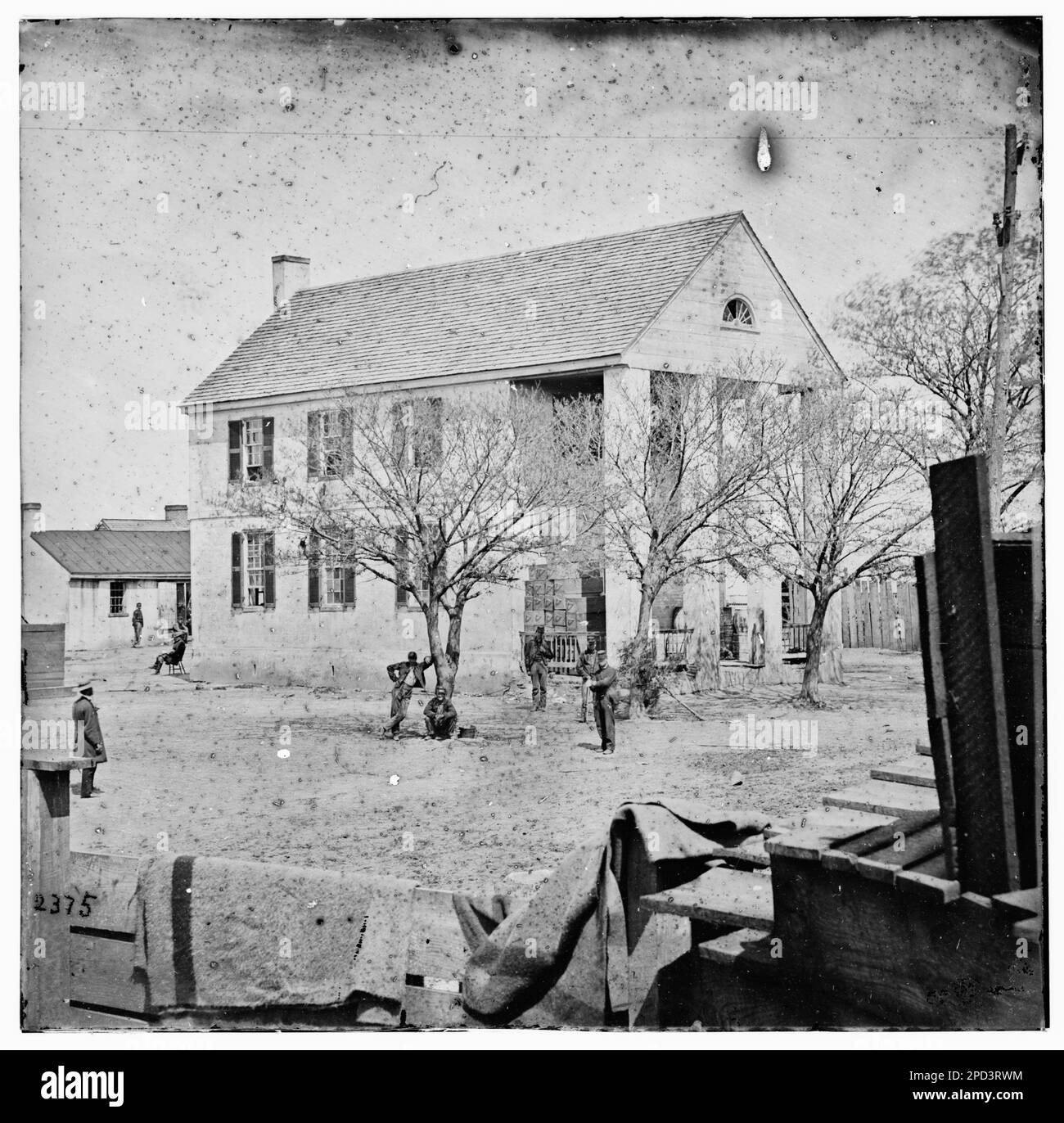 Yorktown, Virginia. View of Court House. Civil war photographs, 18611865 . United States