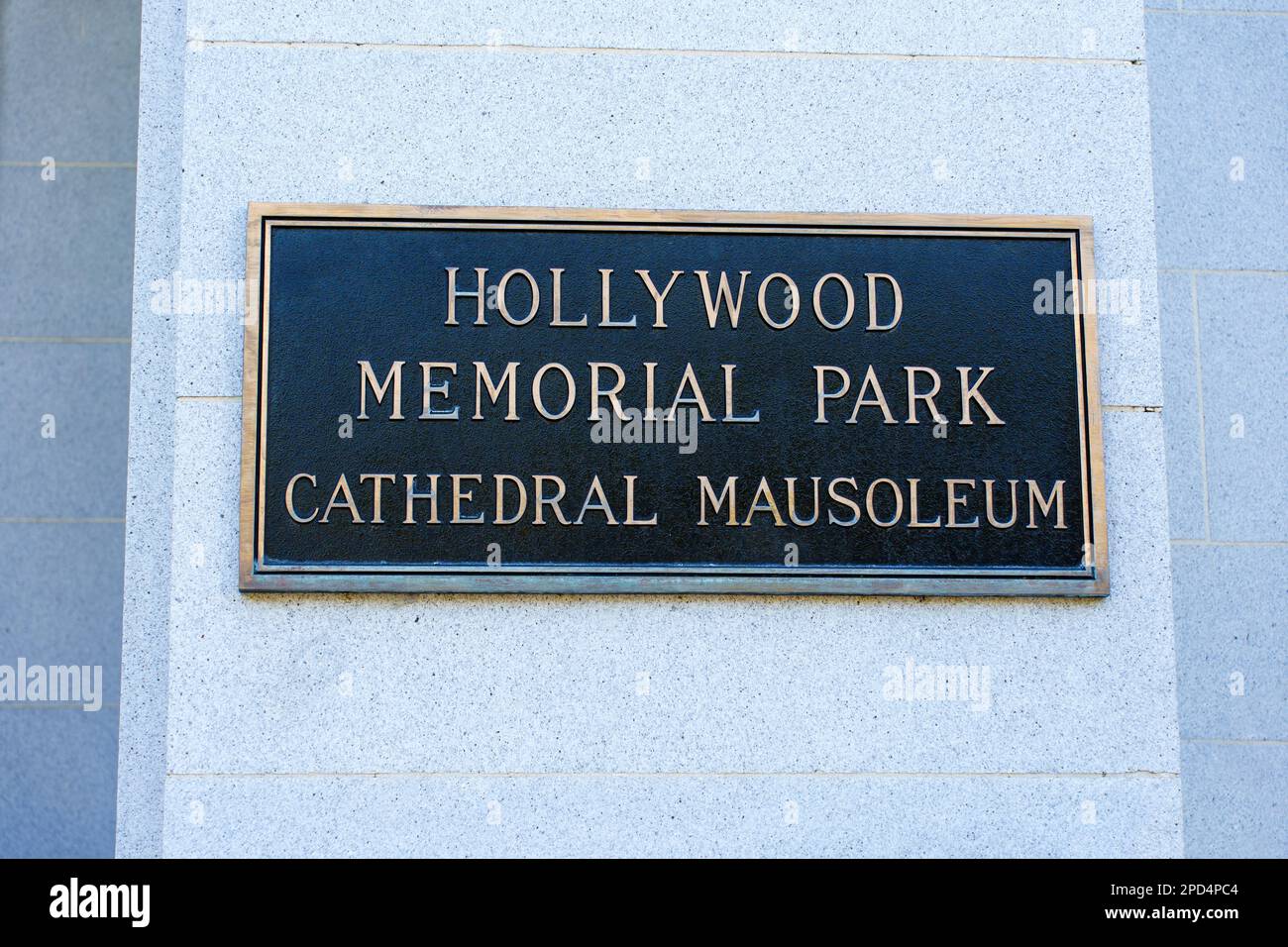 LOS ANGELES, CALIFORNIA DECEMBER 20, 2022 Closeup of the Hollywood