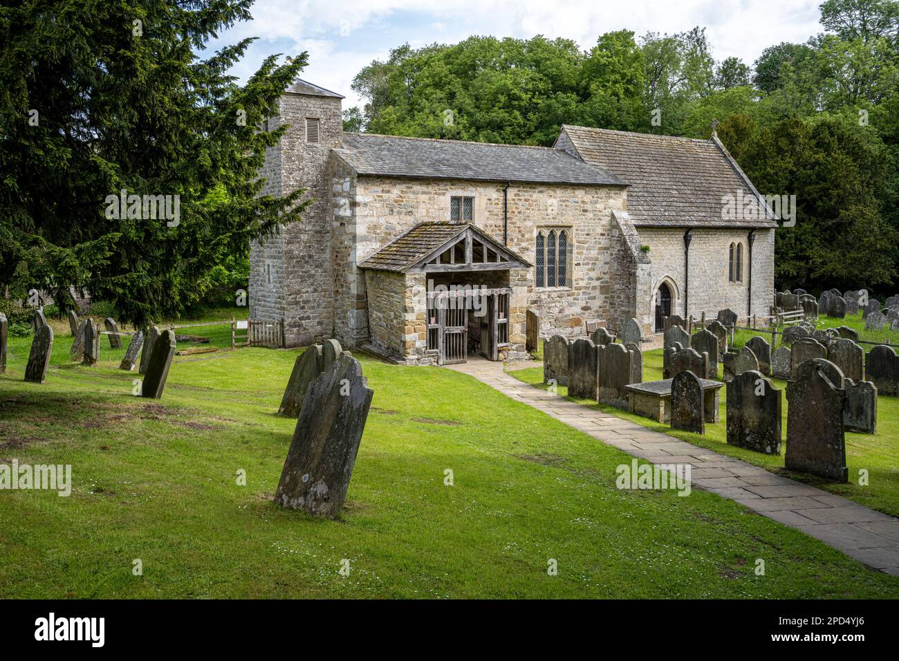 St. Gregory's Minster, Kirkdale, near Kirkbymoorside, Yorkshire Stock Photo