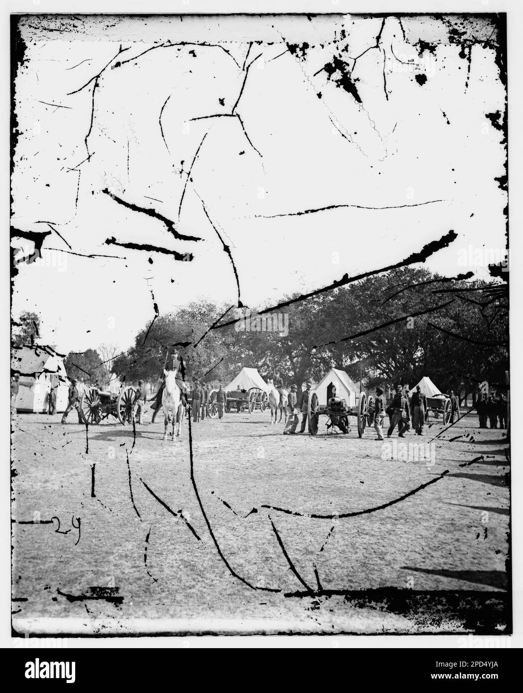 Battery Drill, U.S.A.. Civil war photographs, 18611865 . United States