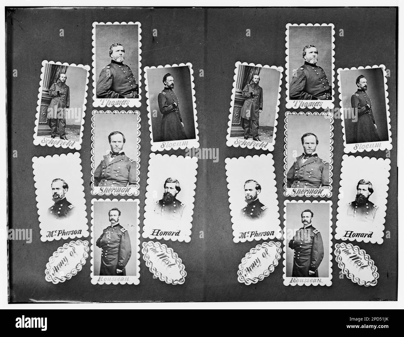 Army of the West: Schofield, Thomas, Slocum, McPherson, Sherman, Howard ...