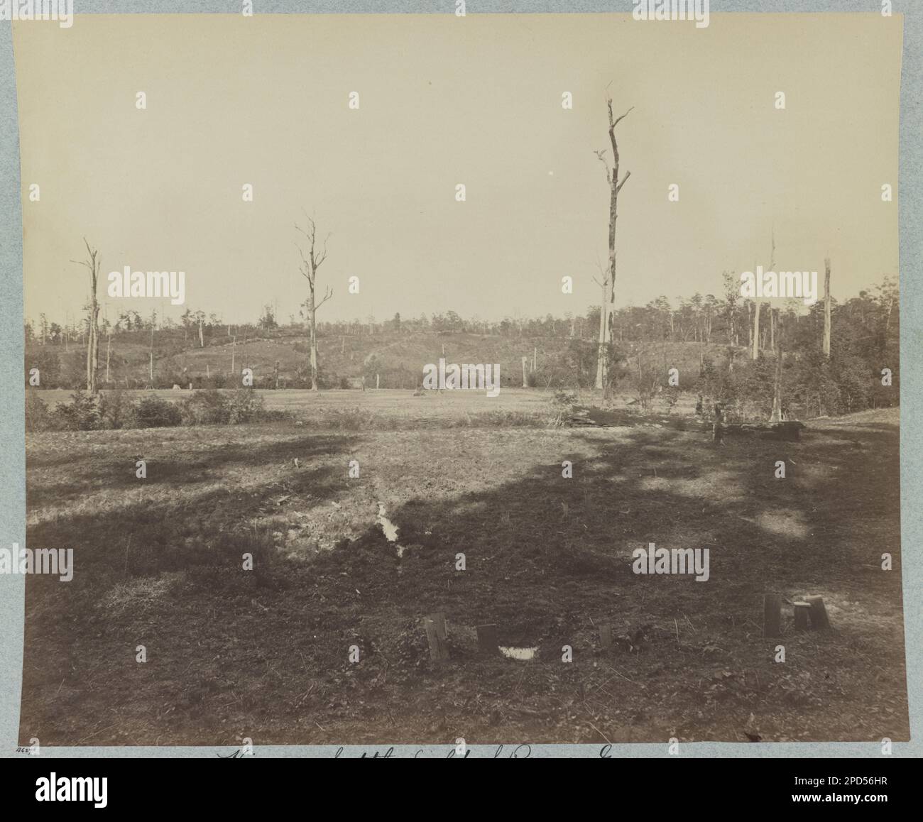 View on battlefield of Resaca, Ga.. No. B627, Title from item, Gift; Col. Godwin Ordway; 1948