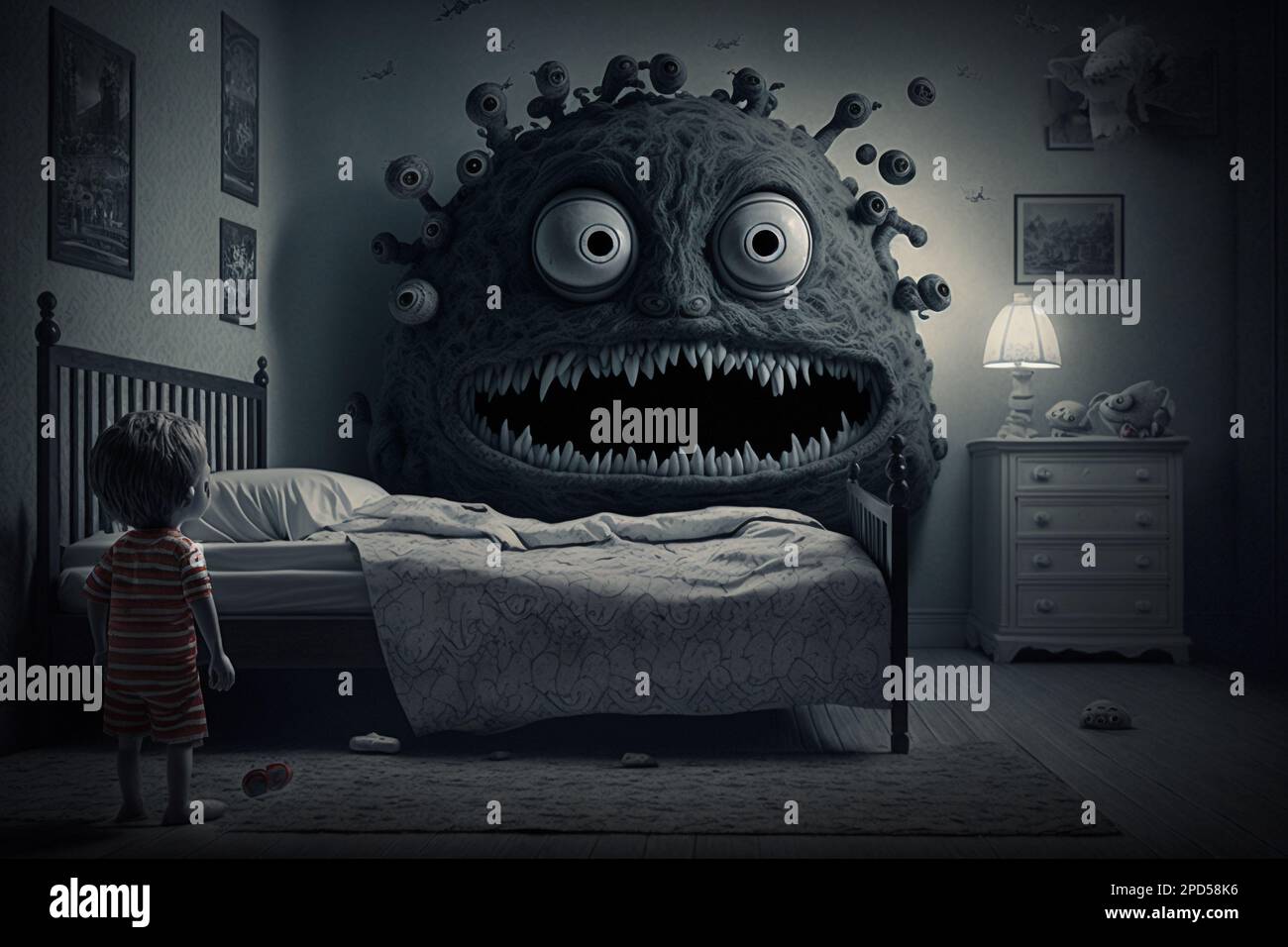 Scary child room hi-res stock photography and images - Alamy