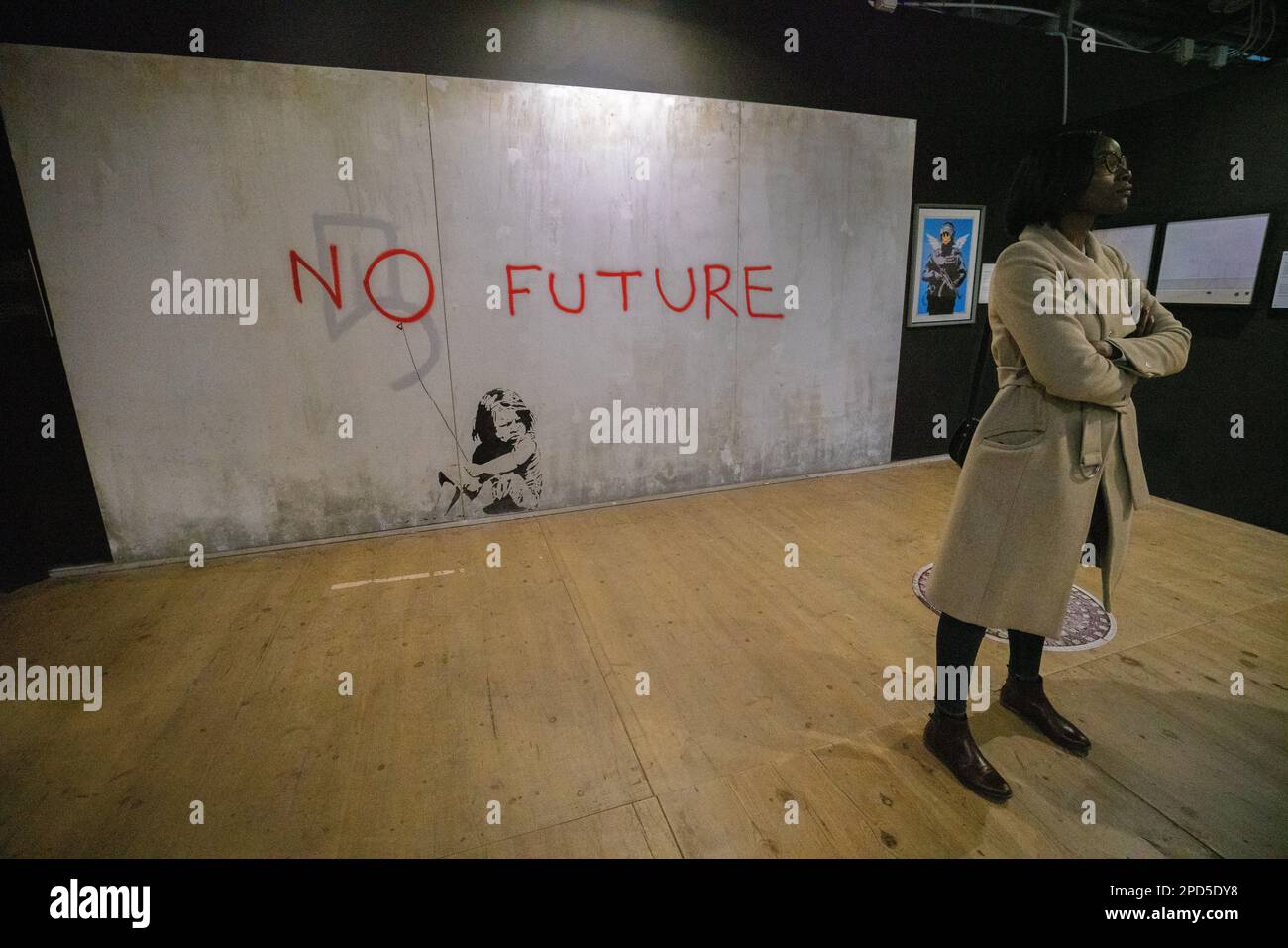 Rome, Italy. 14 March 2023. No Future. The World of Banksy – The ...