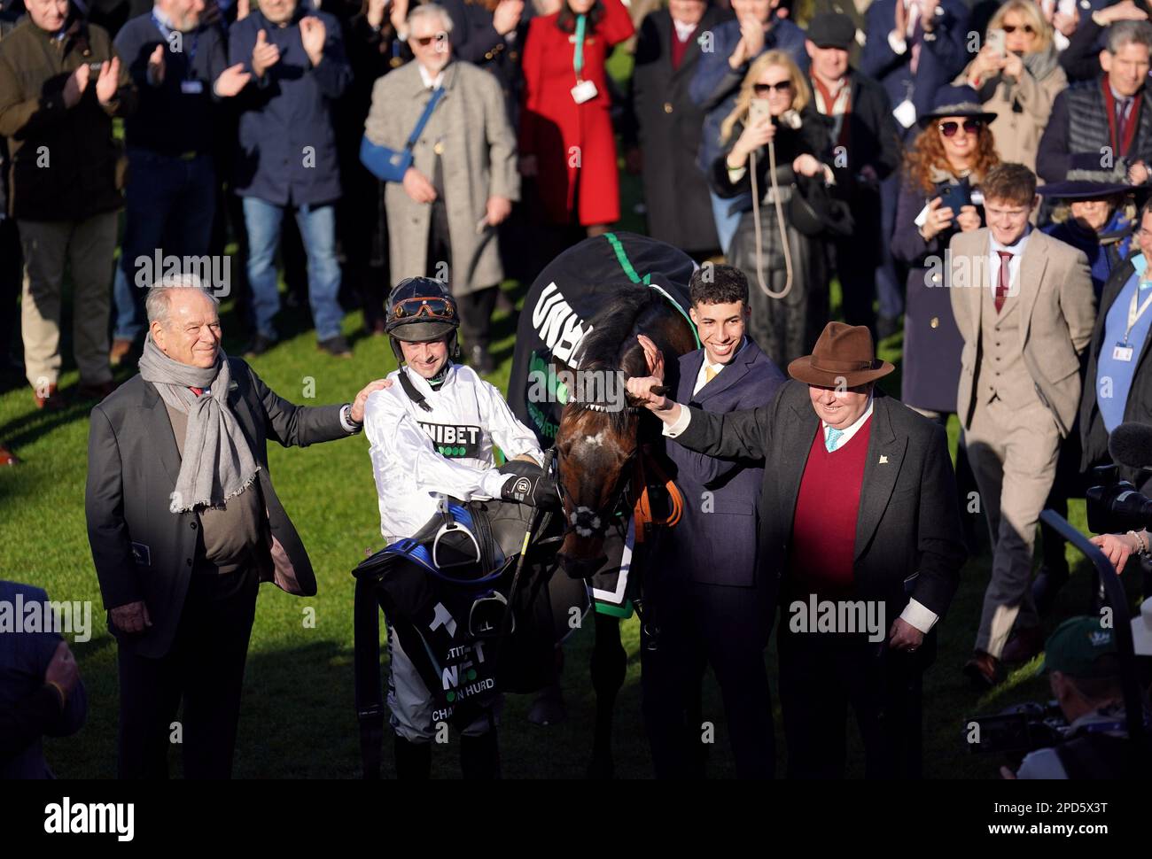 Jockey Nico De Boinville Owner Michael Buckley And Trainer Nicky