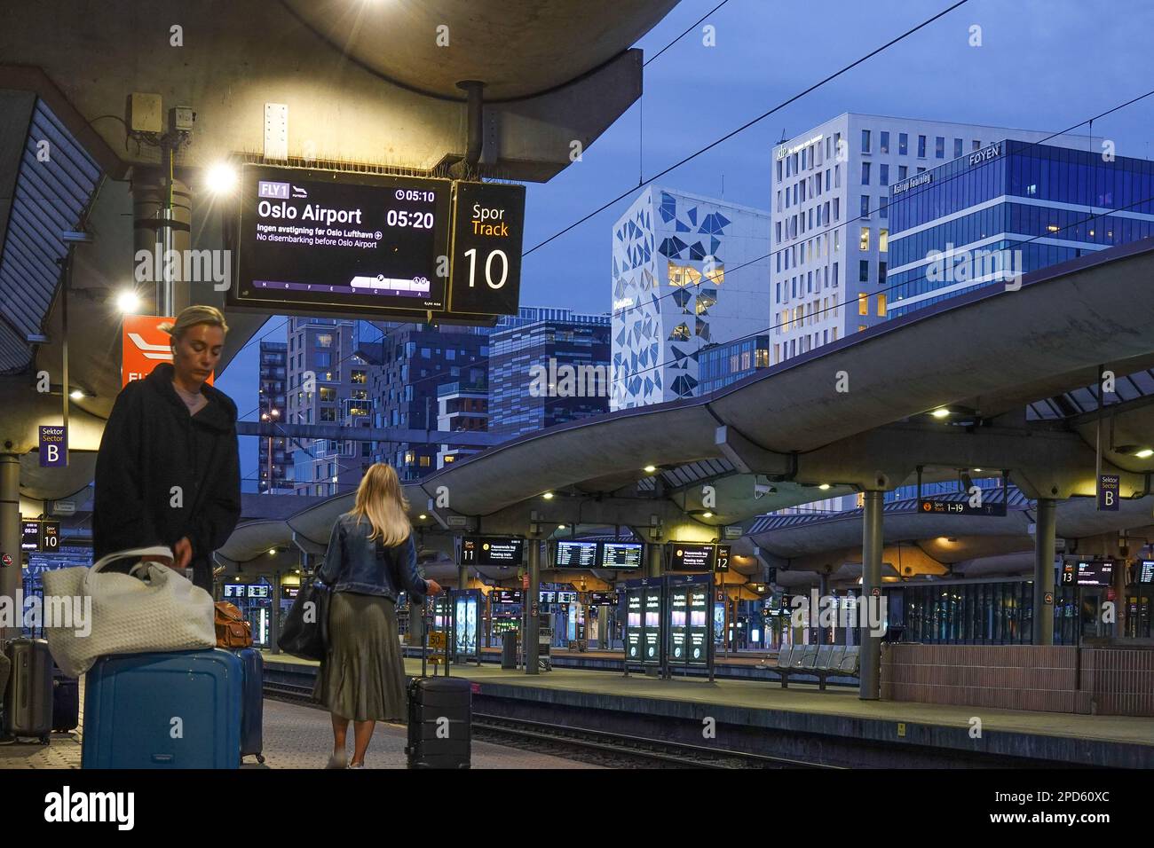 Norway, Oslo, Oslo Central Station is the largest railway station