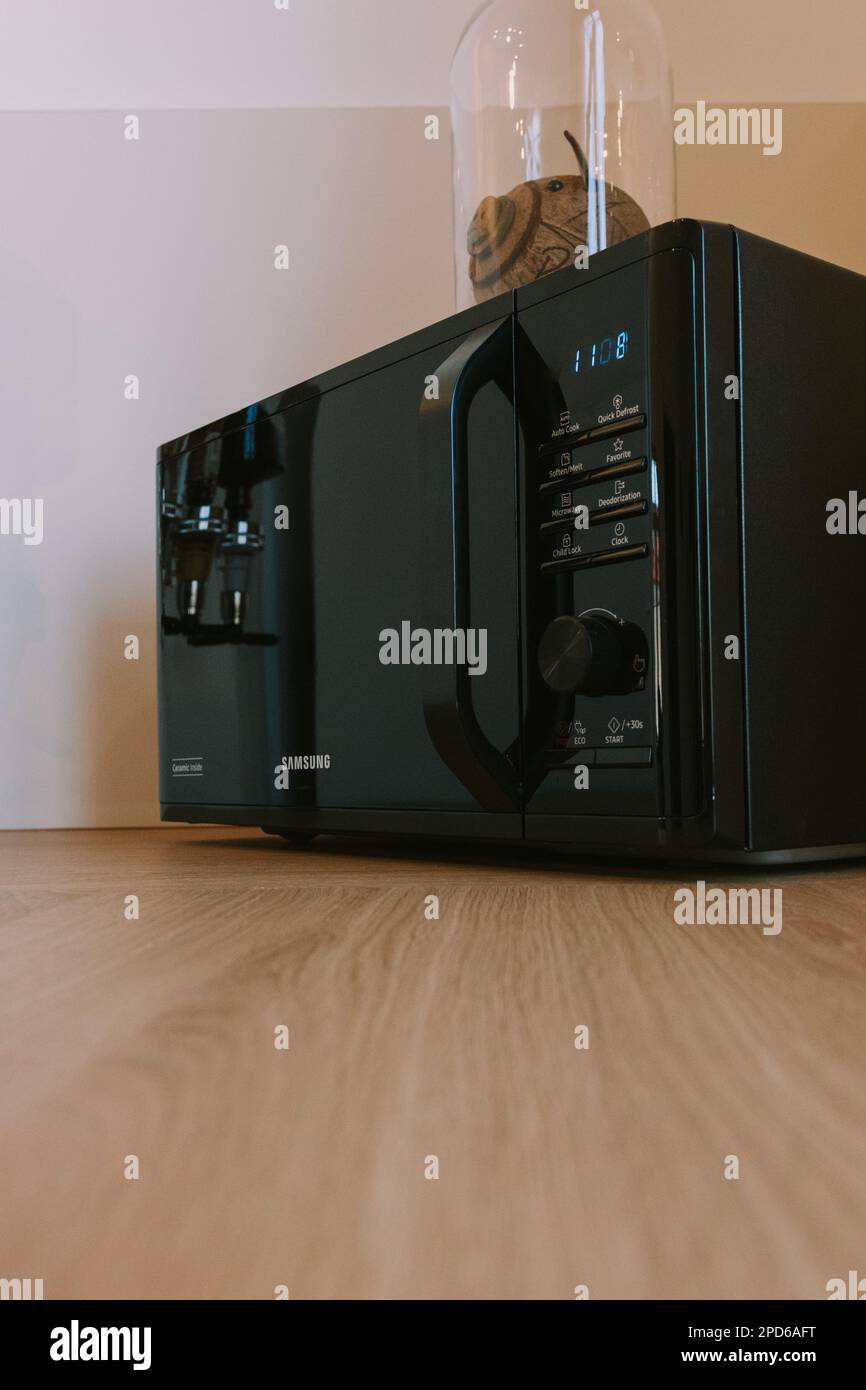 A minimalist clean and luxurious apartment Stock Photo