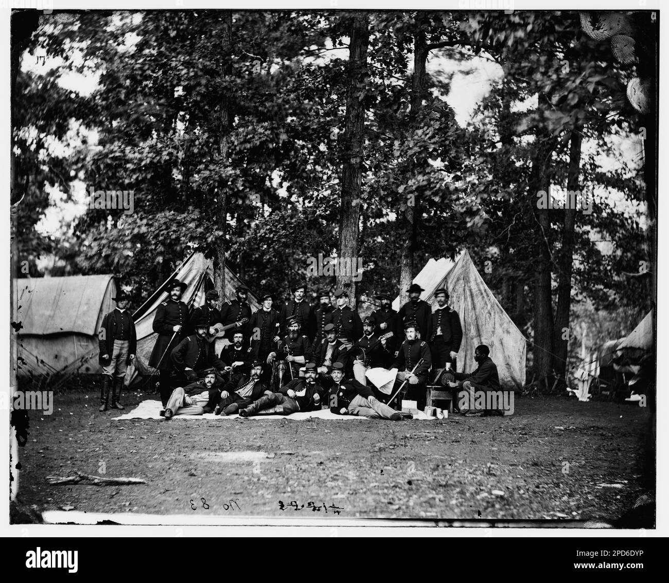 Culpeper, Virginia. Officers of U.S. Horse Artillery, Army of the
