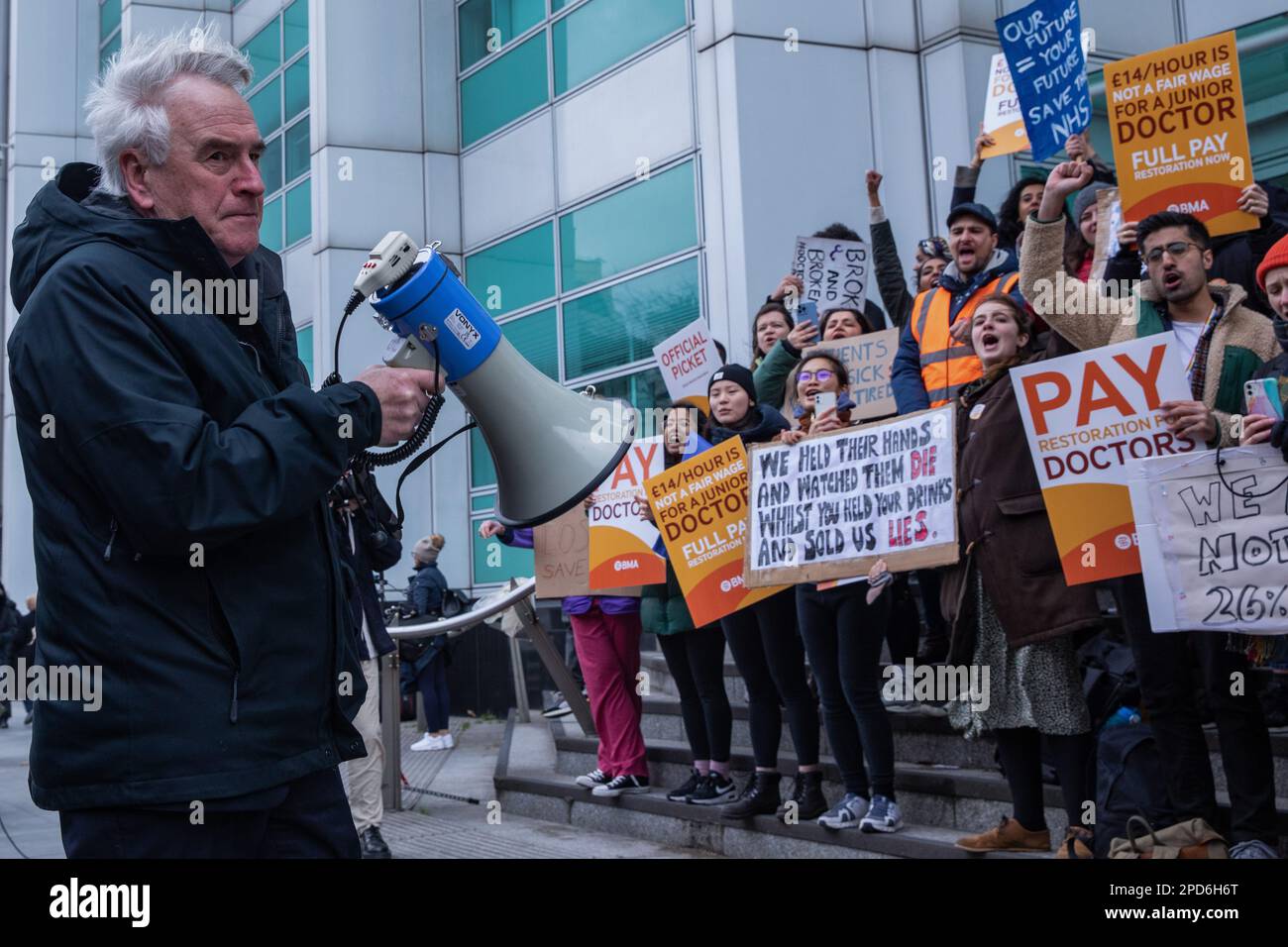 London, UK. 13th March, 2023. John McDonnell, Labour MP for Hayes and