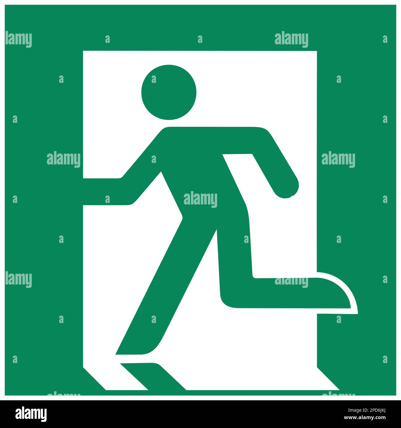 ISO 7010 Emergency Exit Sign Stock Photo Alamy emergency-exit-light-requirements-osha-image-to-u