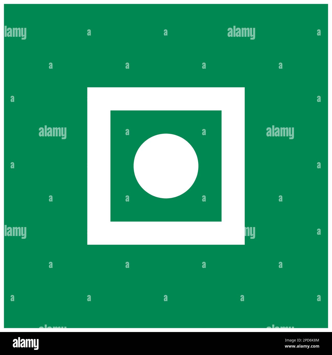 ISO 7010 shipboard general alarm Stock Photo Alamy