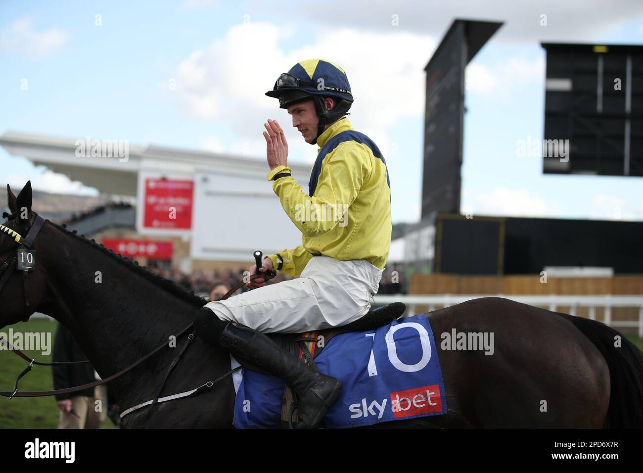 Prestbury Park, Cheltenham, UK on 14 March 2023. Marine Nationale T