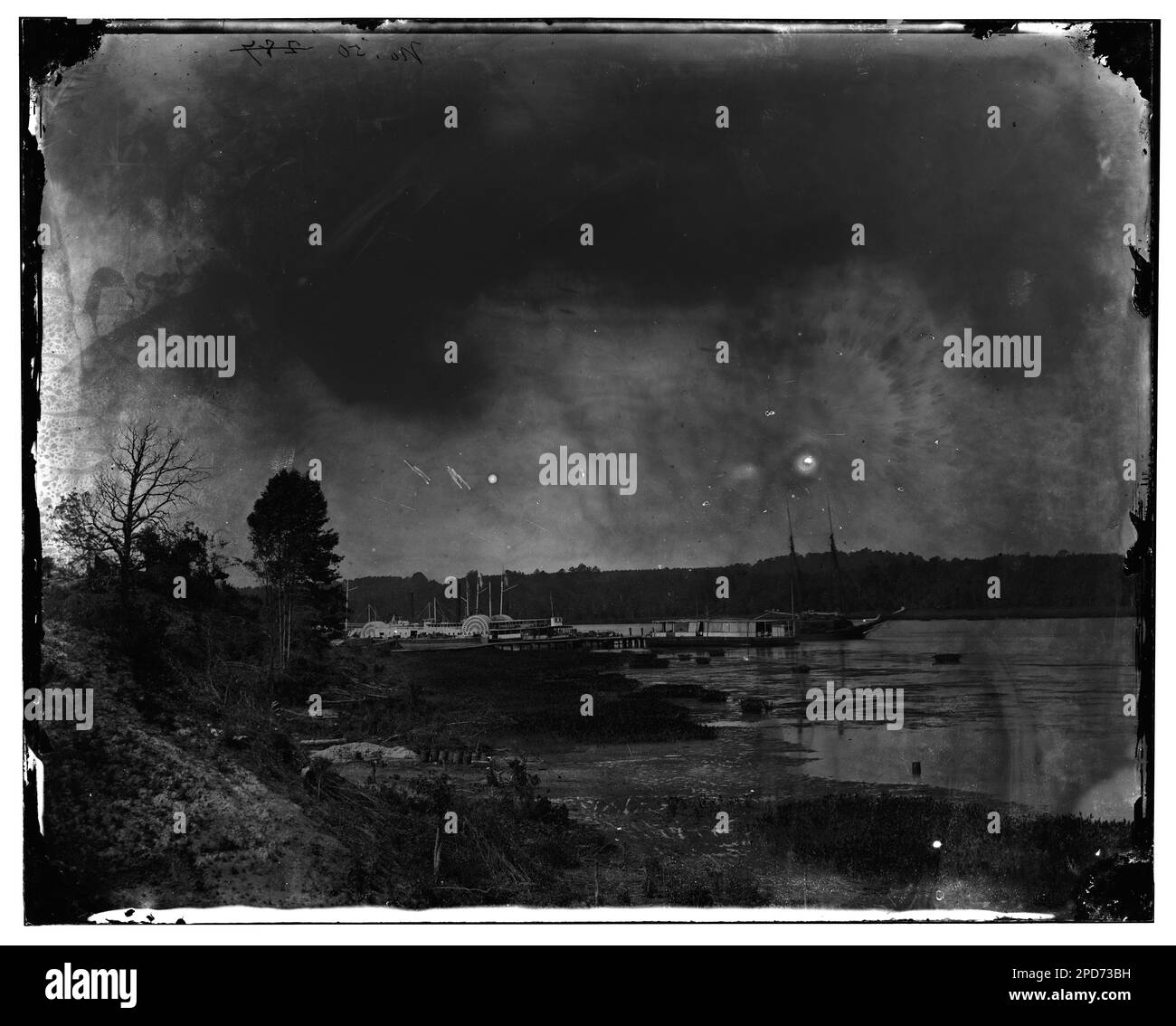 Appomattox River, Virginia. Medical supply steamer, PLANTER. Civil war