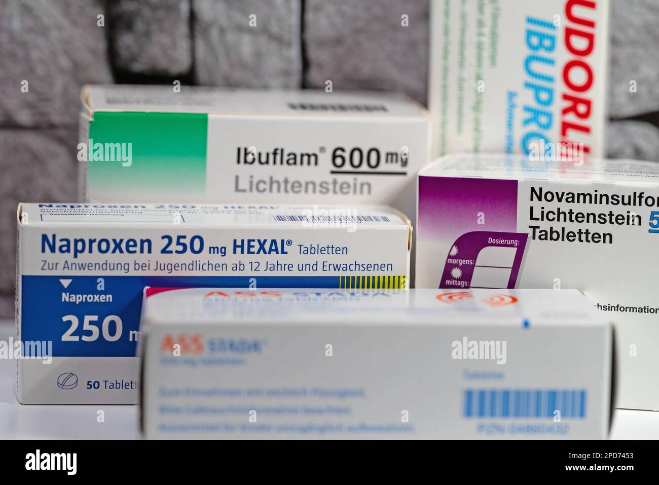 Various medicines in Germany winter 2023, currently with delivery