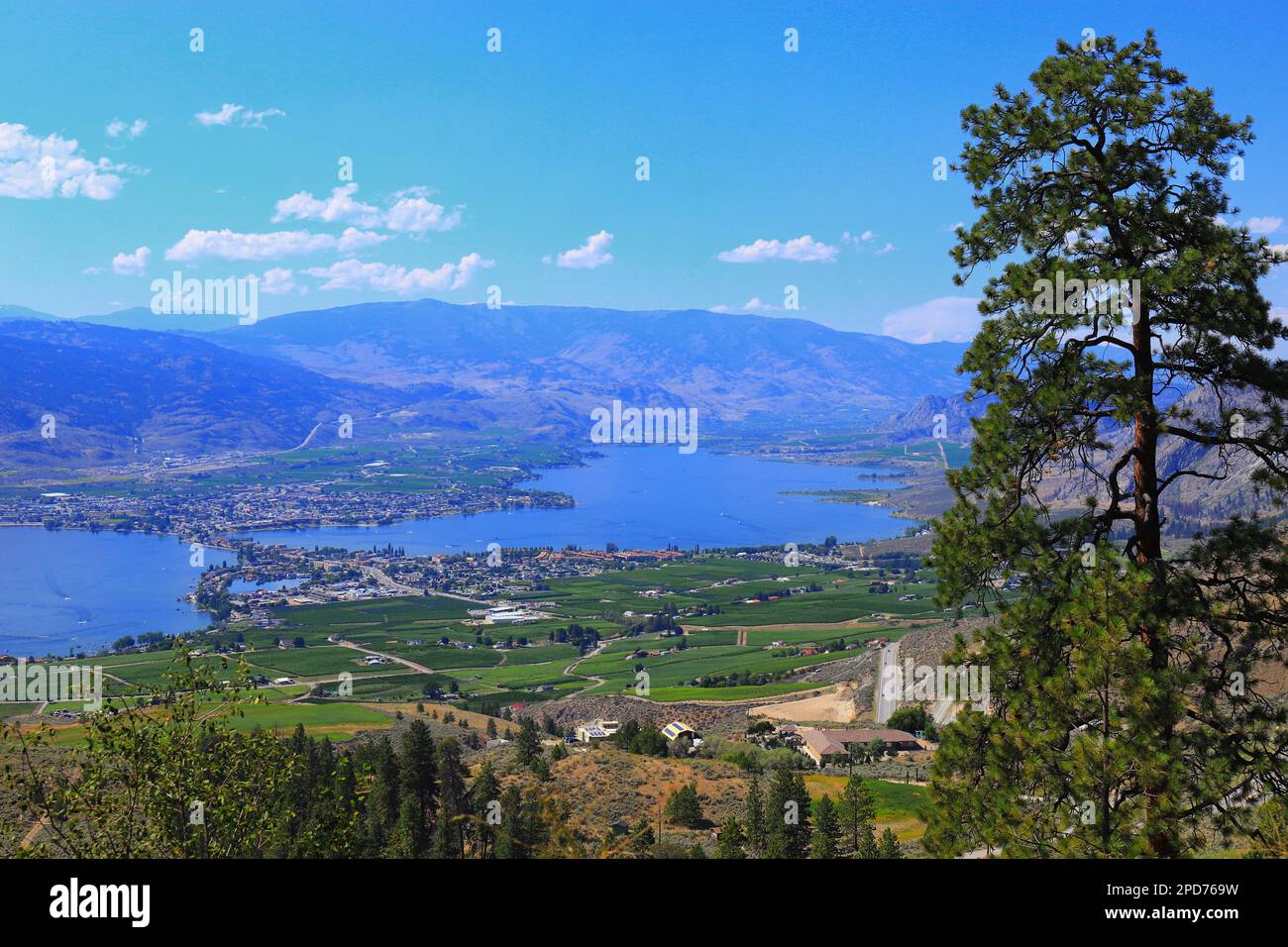 When I first saw Osoyoos I was amaze by its beauty. I was reminded that I am lucky every time I get to see something like this. Stock Photo