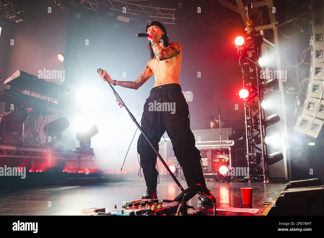 Milan, Italy. 10th Feb, 2023. Keshi performs live at Fabrique on February 10, 2023 in Milan, Italy (Photo by Alessandro Bremec/NurPhoto) Credit: NurPhoto SRL/Alamy Live News Stock Photo